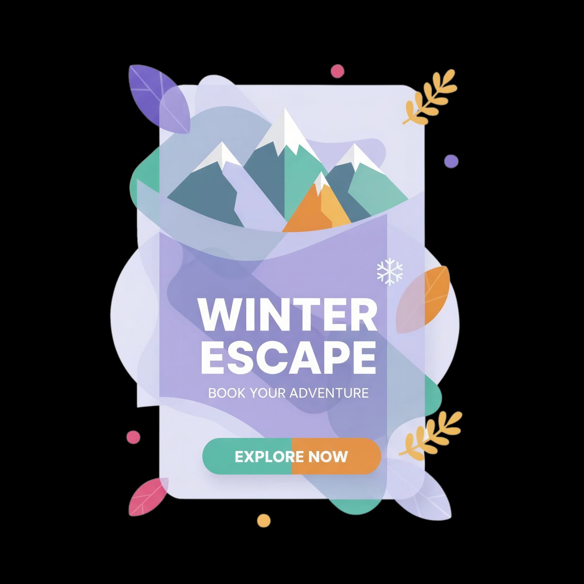 Mountain Card UI