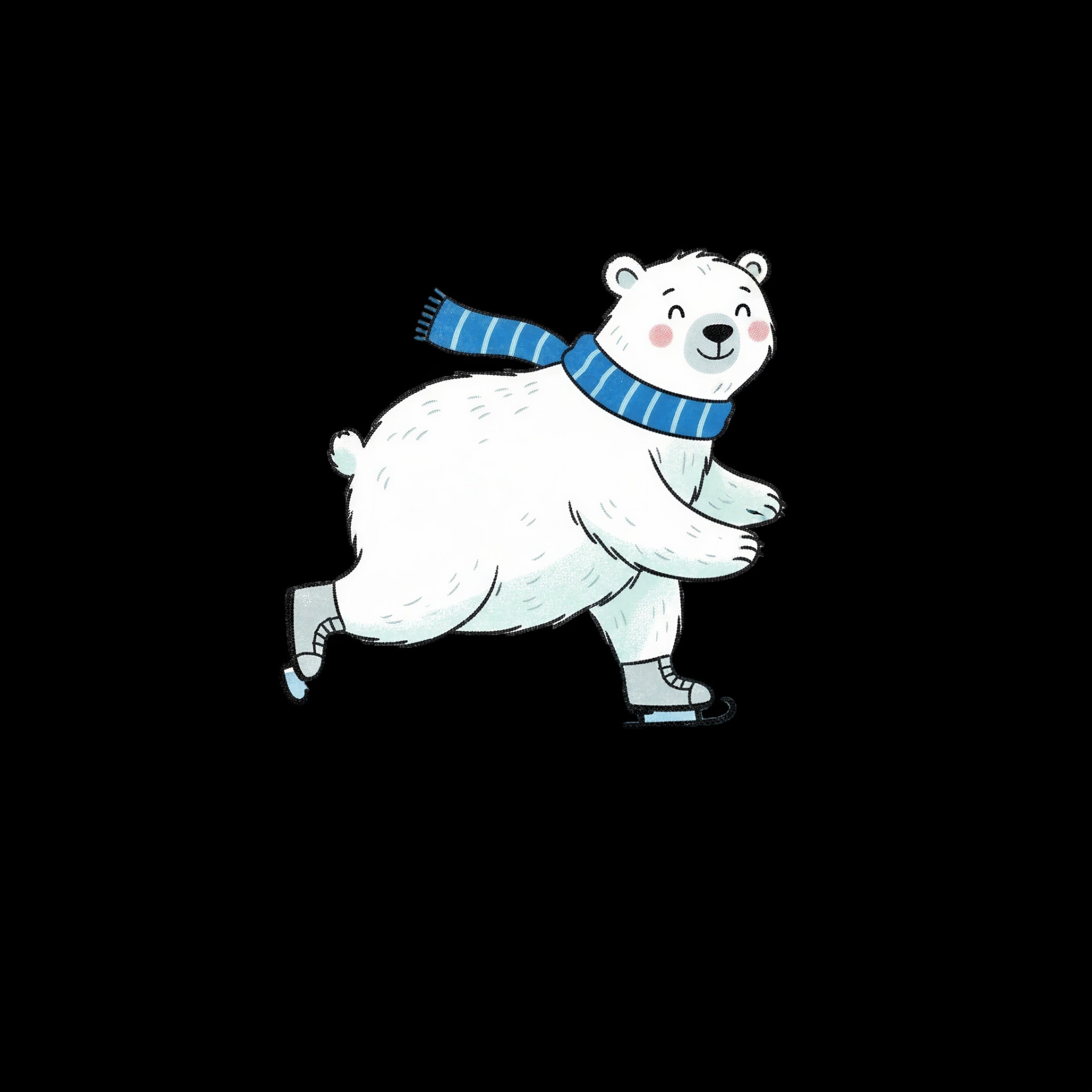 Skating Bear