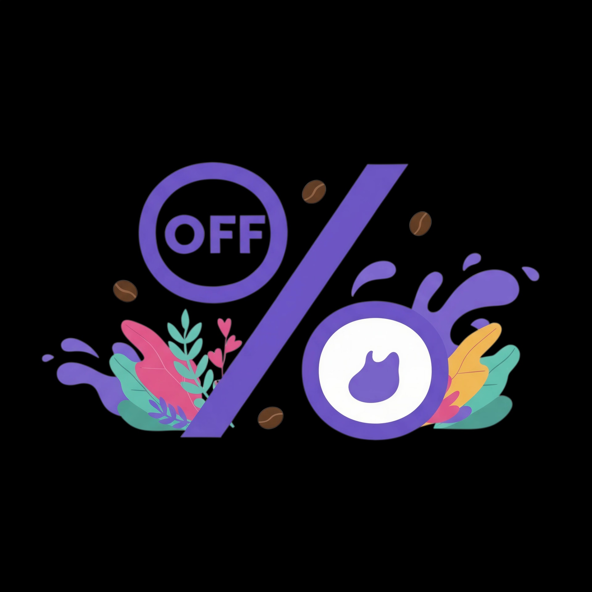 Percentage Off Sign