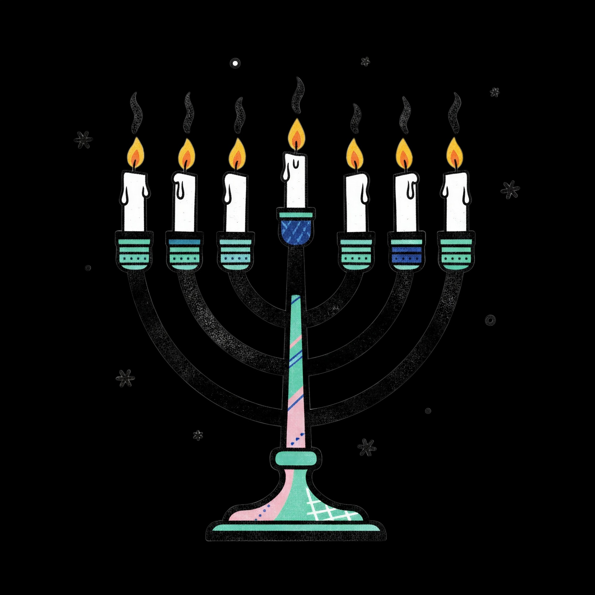 Lit Menorah