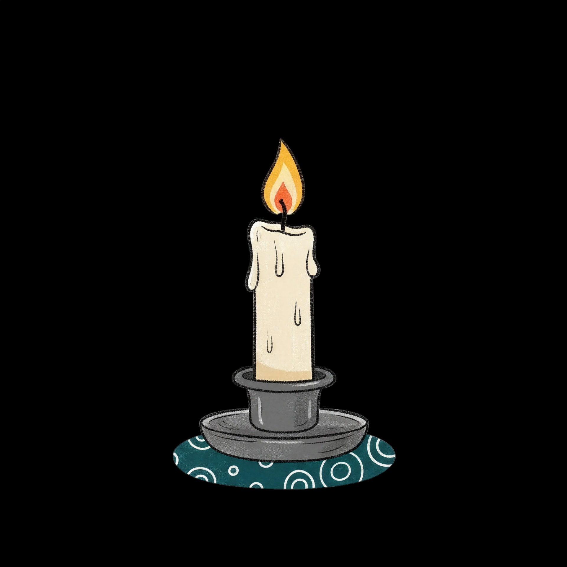 Gentle Candle Glow