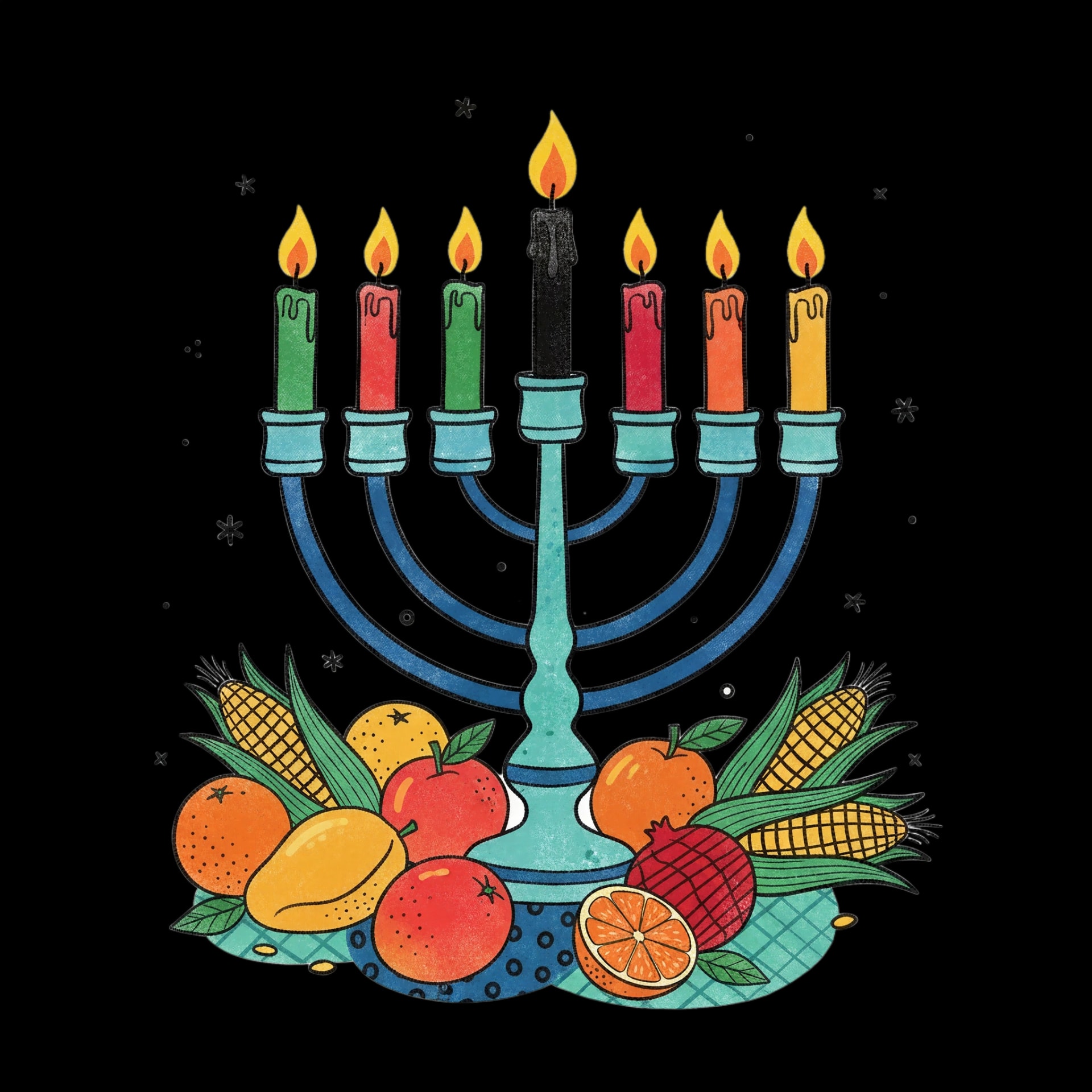 Kwanzaa Kinara