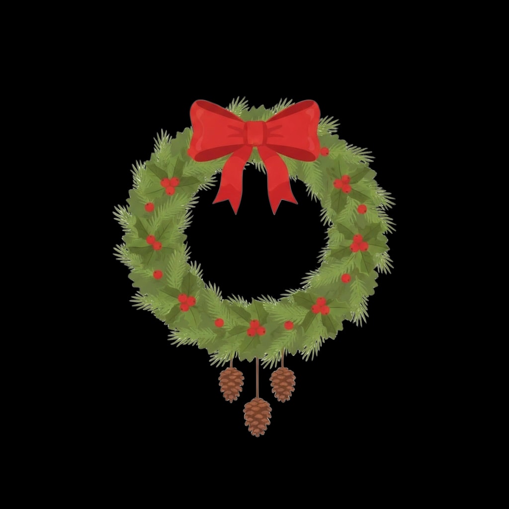 Festive Christmas Wreath