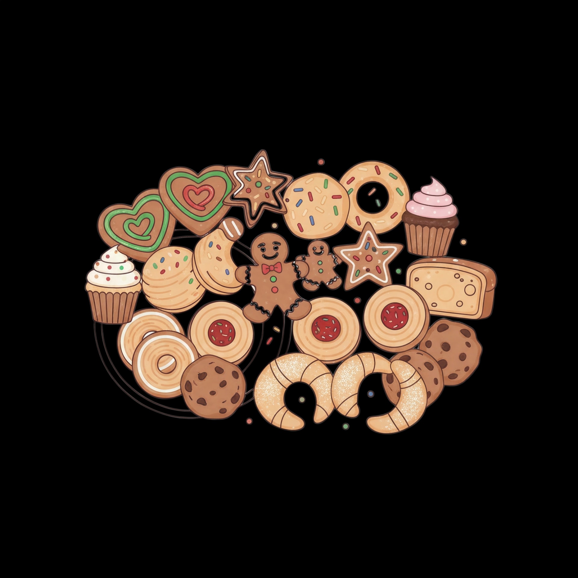 Assorted Holiday Cookies