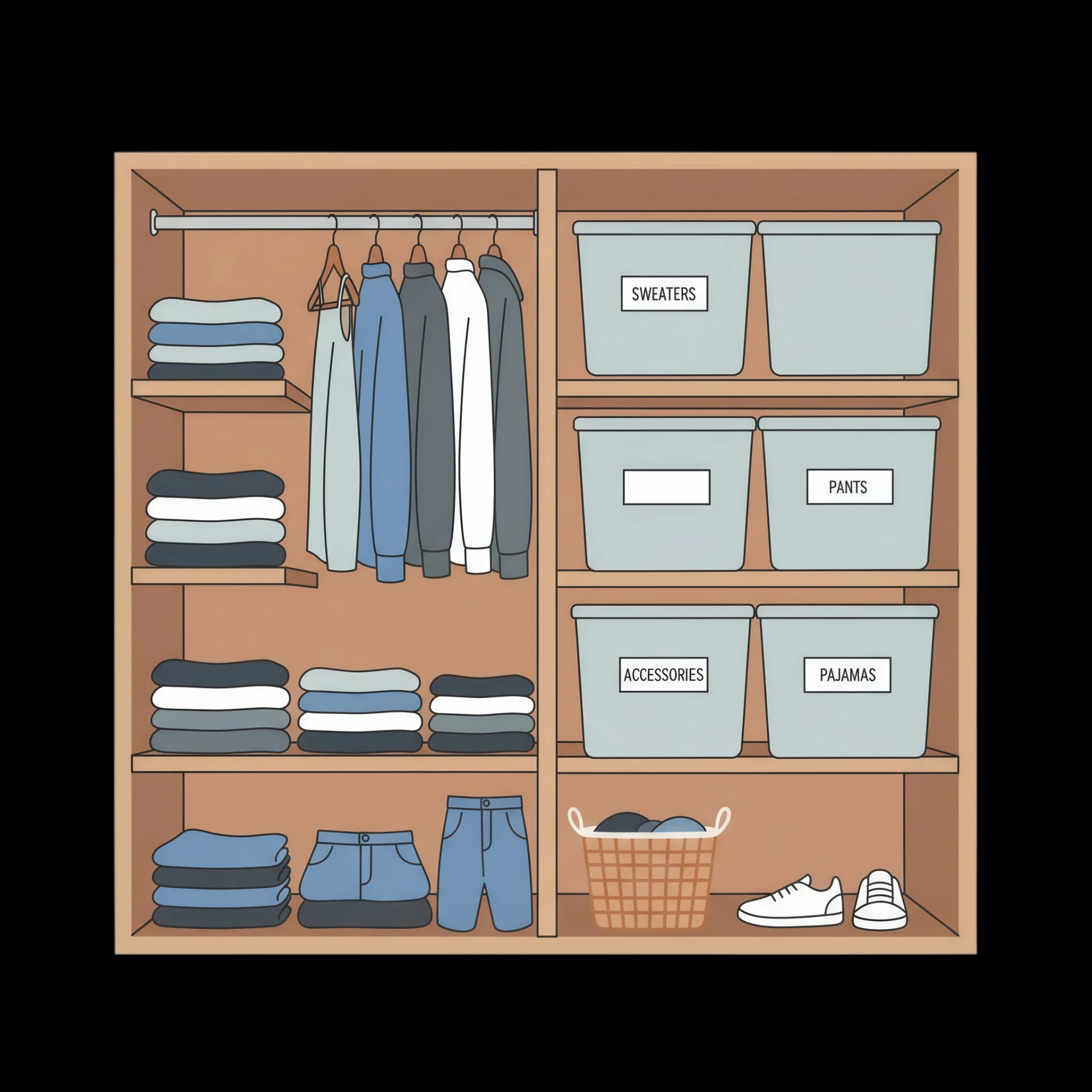 Organized Closet
