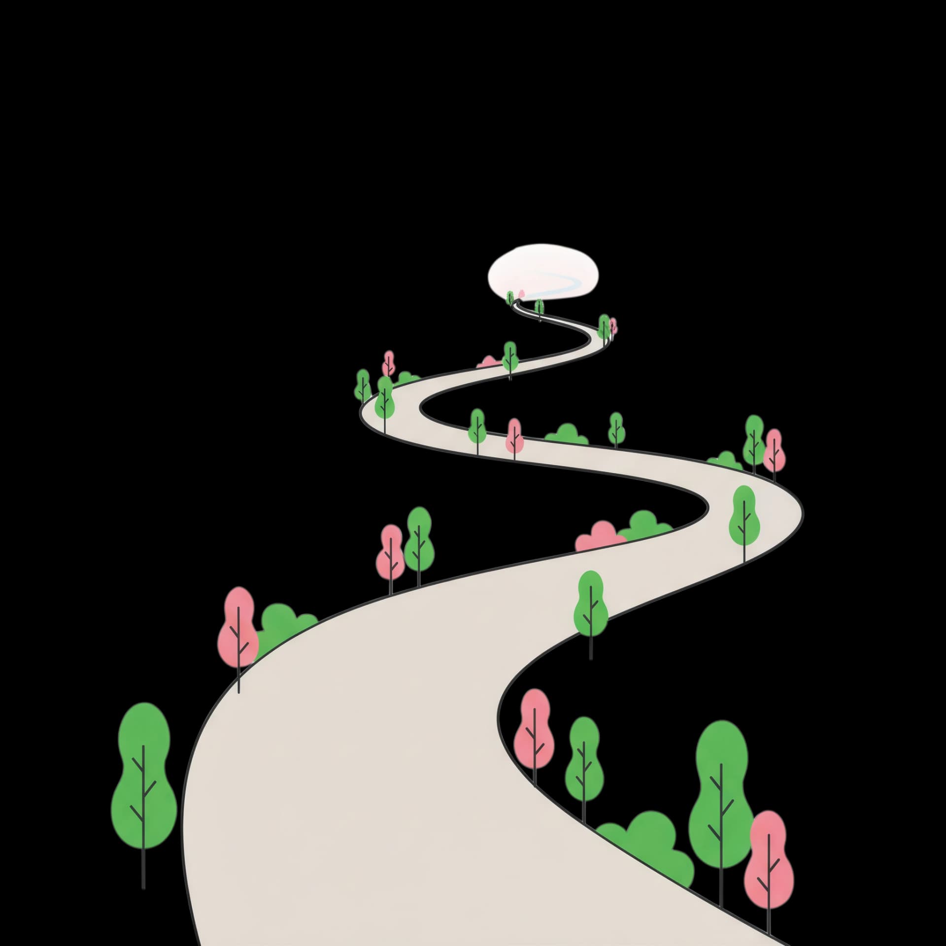 Life's Winding Path