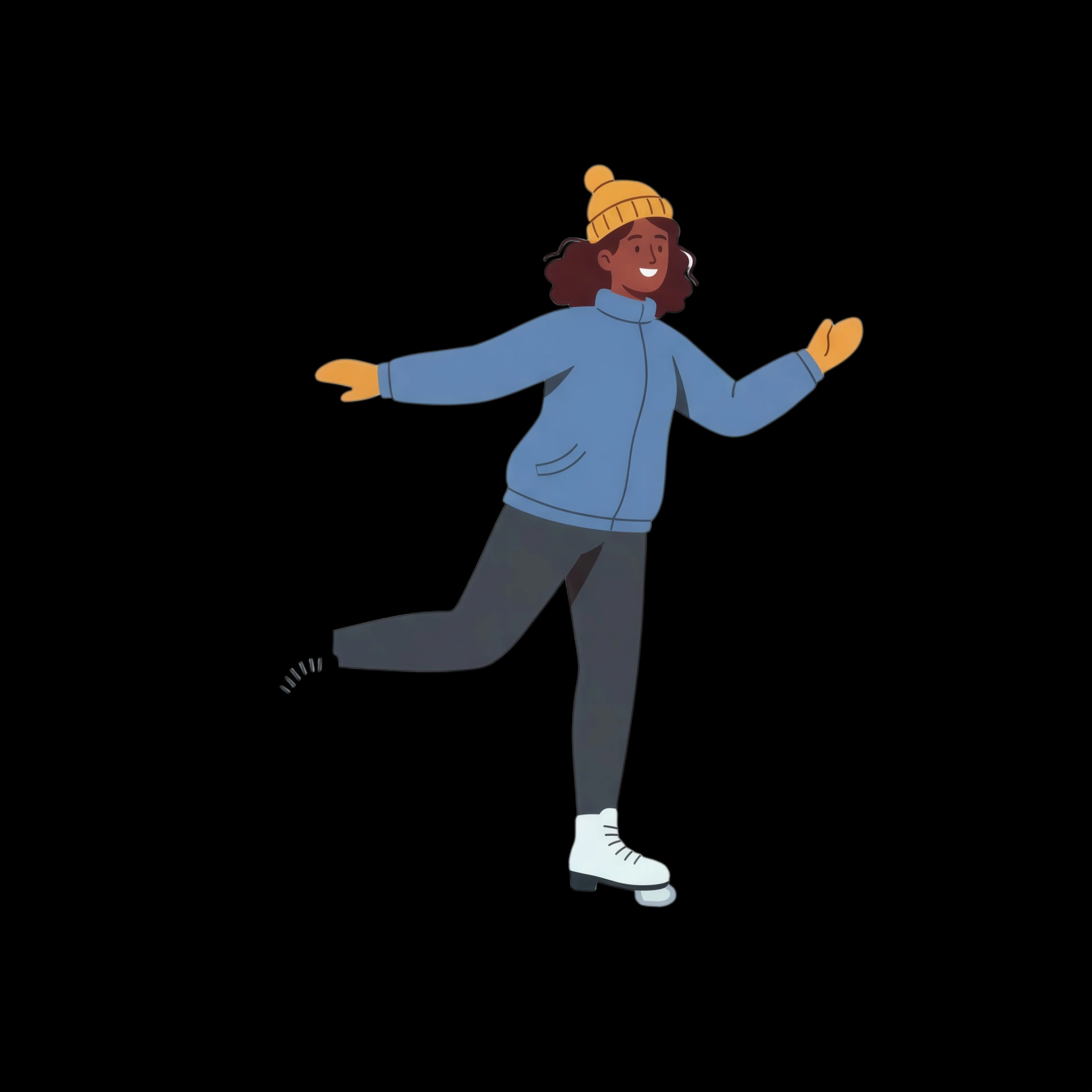 Graceful Ice Skater