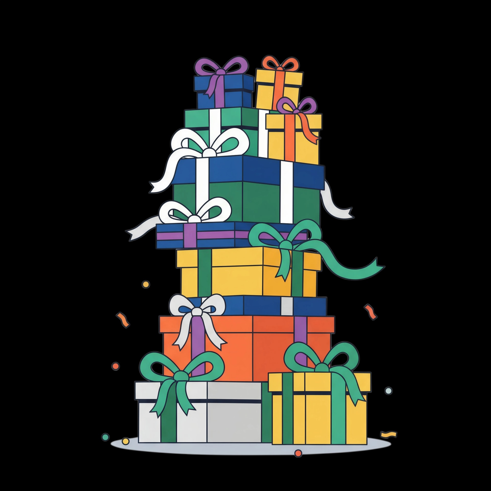Festive Gift Stack