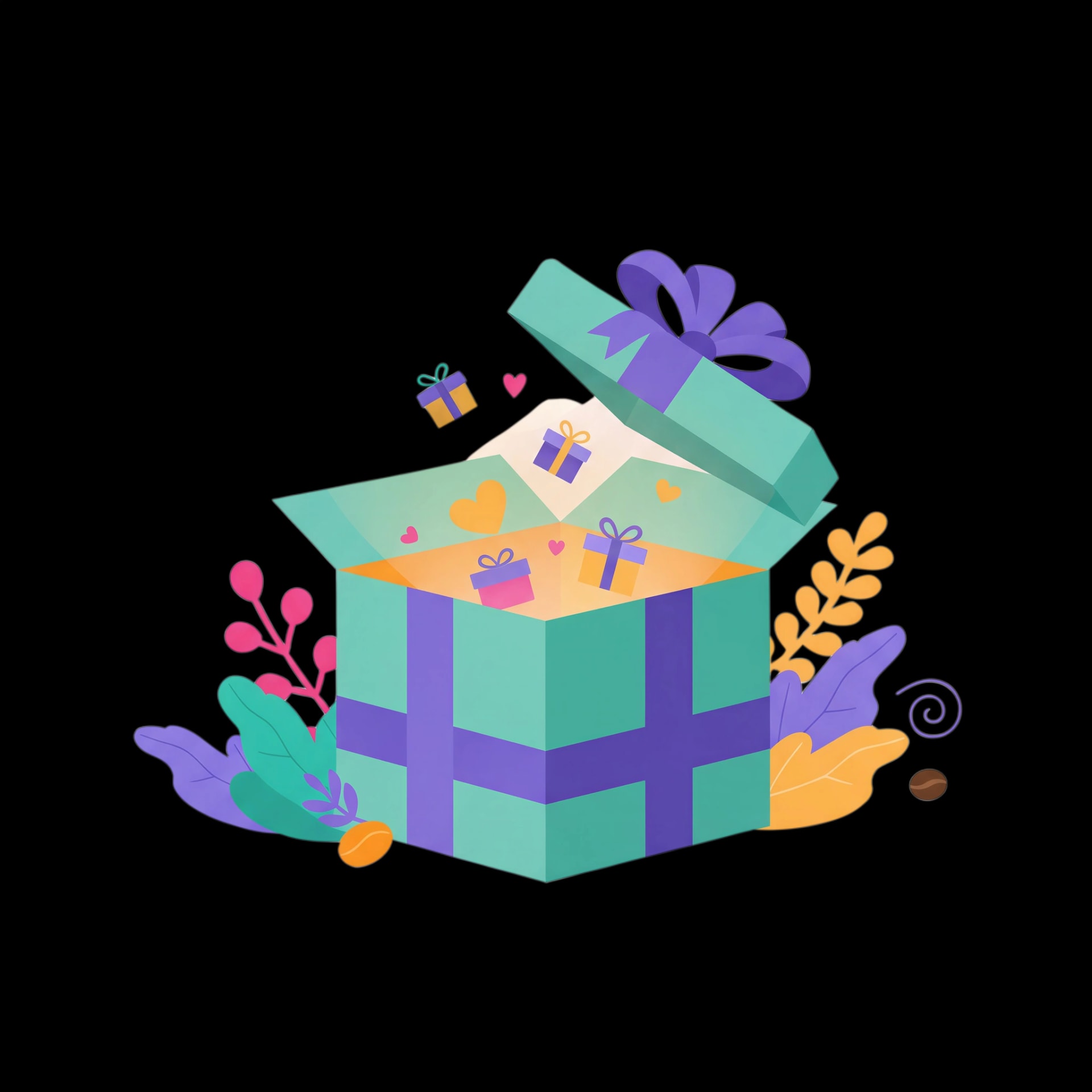 Glowing Gift Box