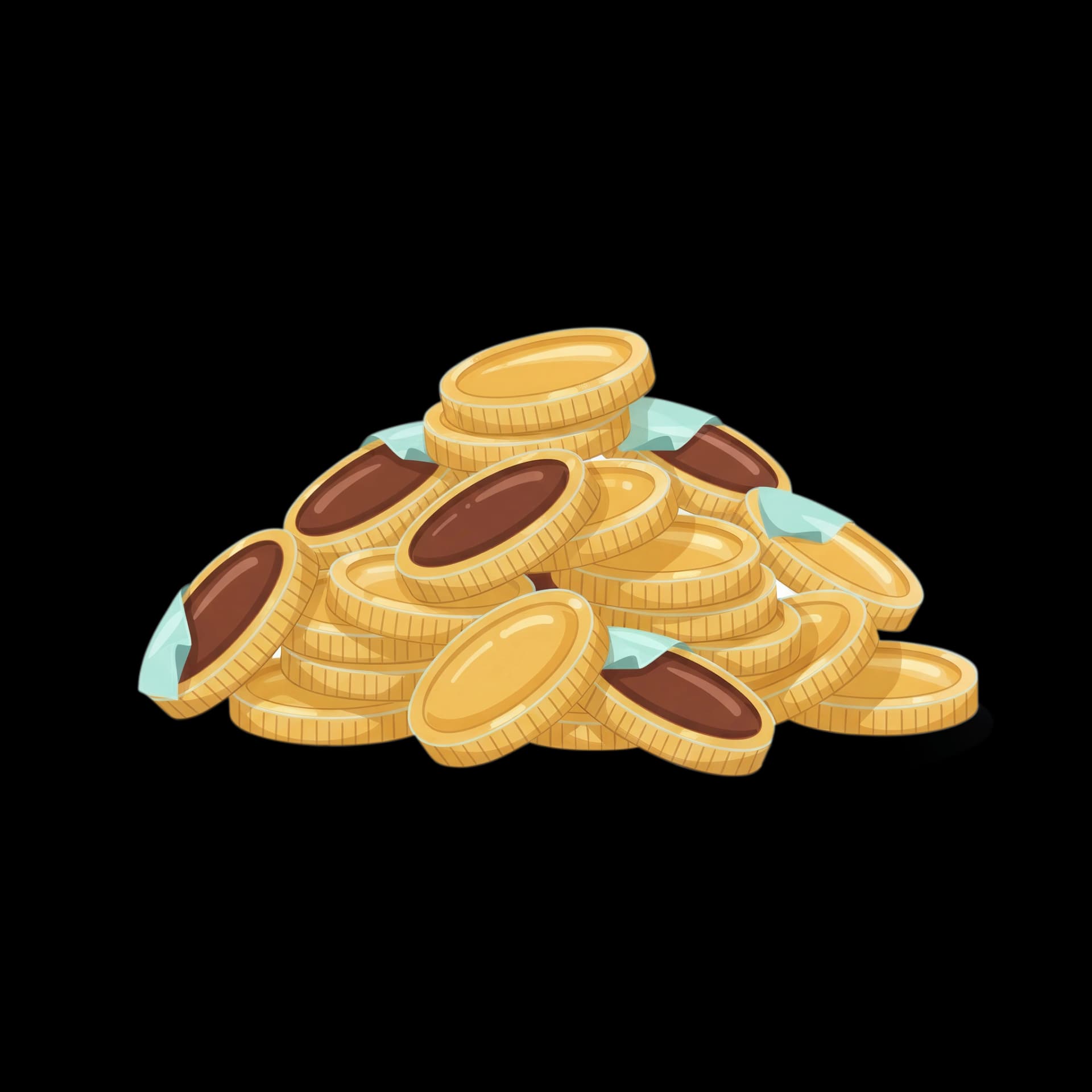 Golden Gelt Coins