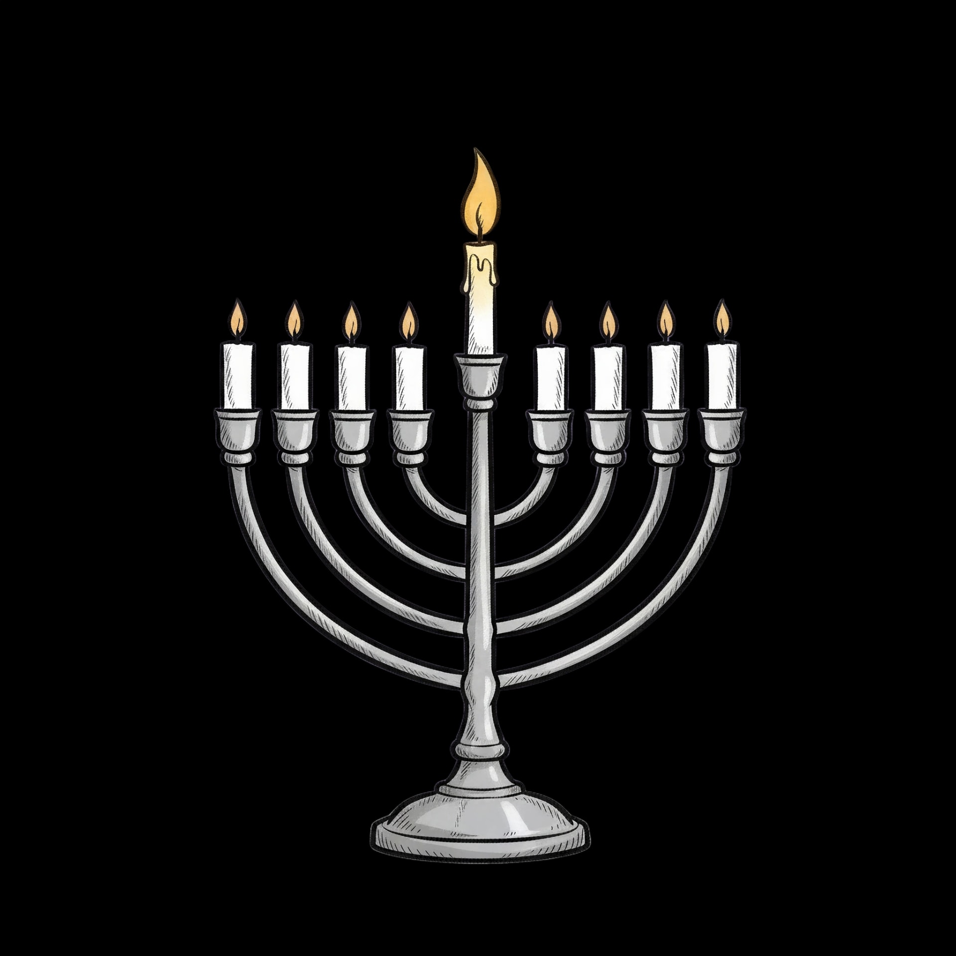 First Night Menorah