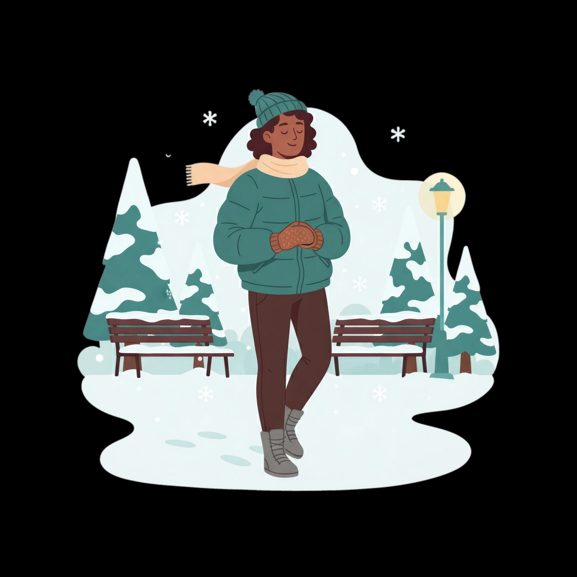 Snowy Nature Walk
