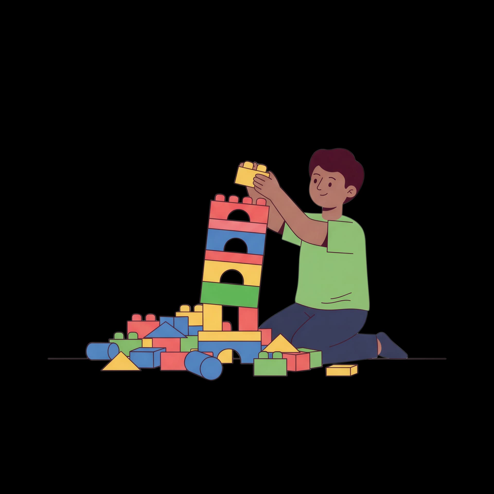 Building Block Tower