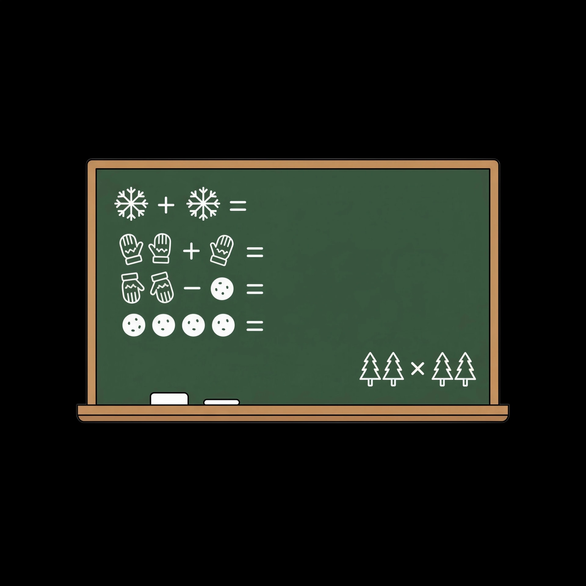 Winter Math Board