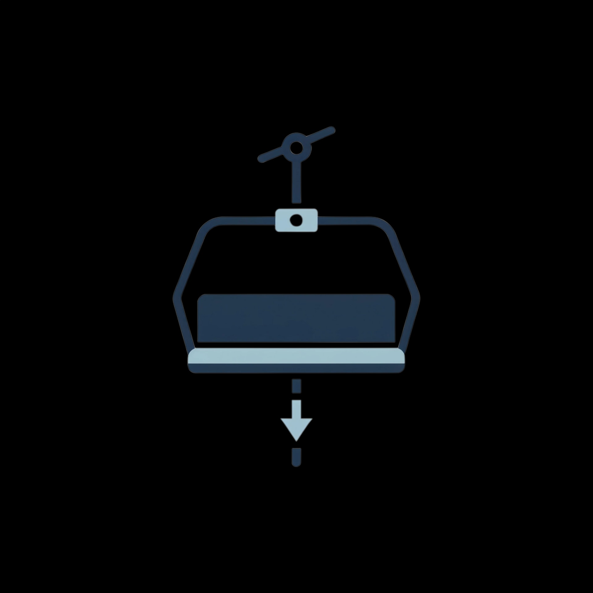Ski Lift Scroll