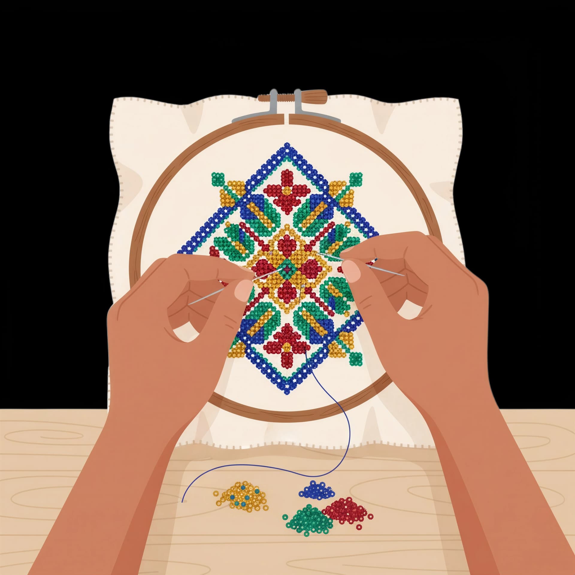 Intricate Beadwork
