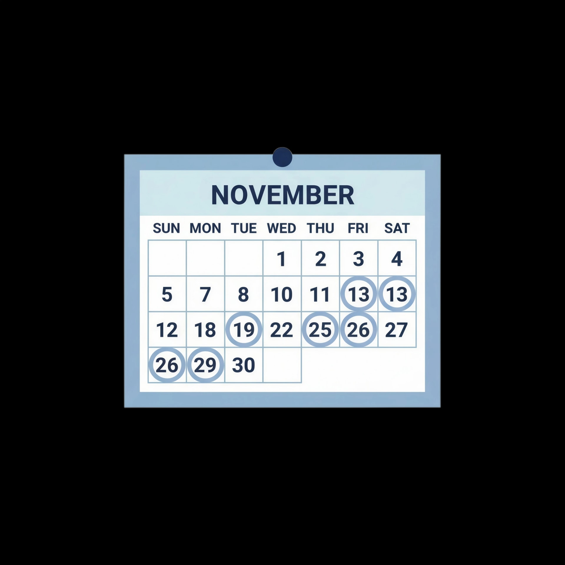 Planning Calendar