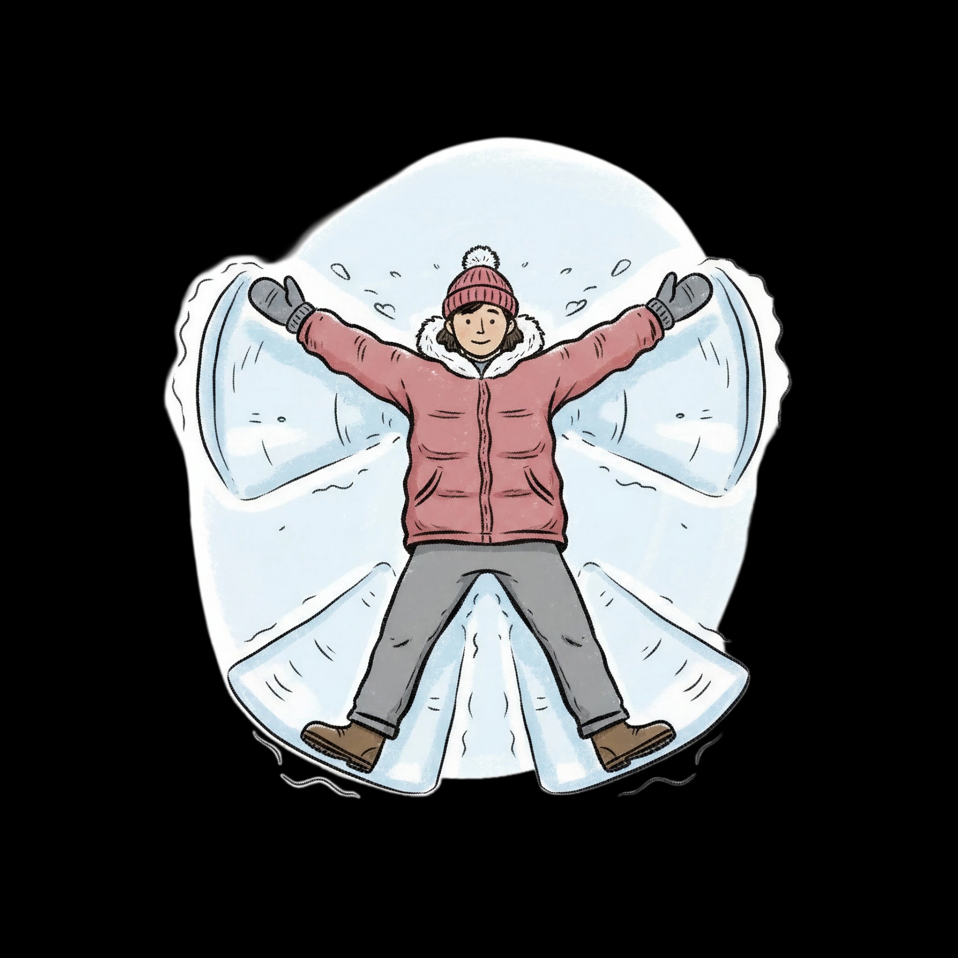 Making a Snow Angel