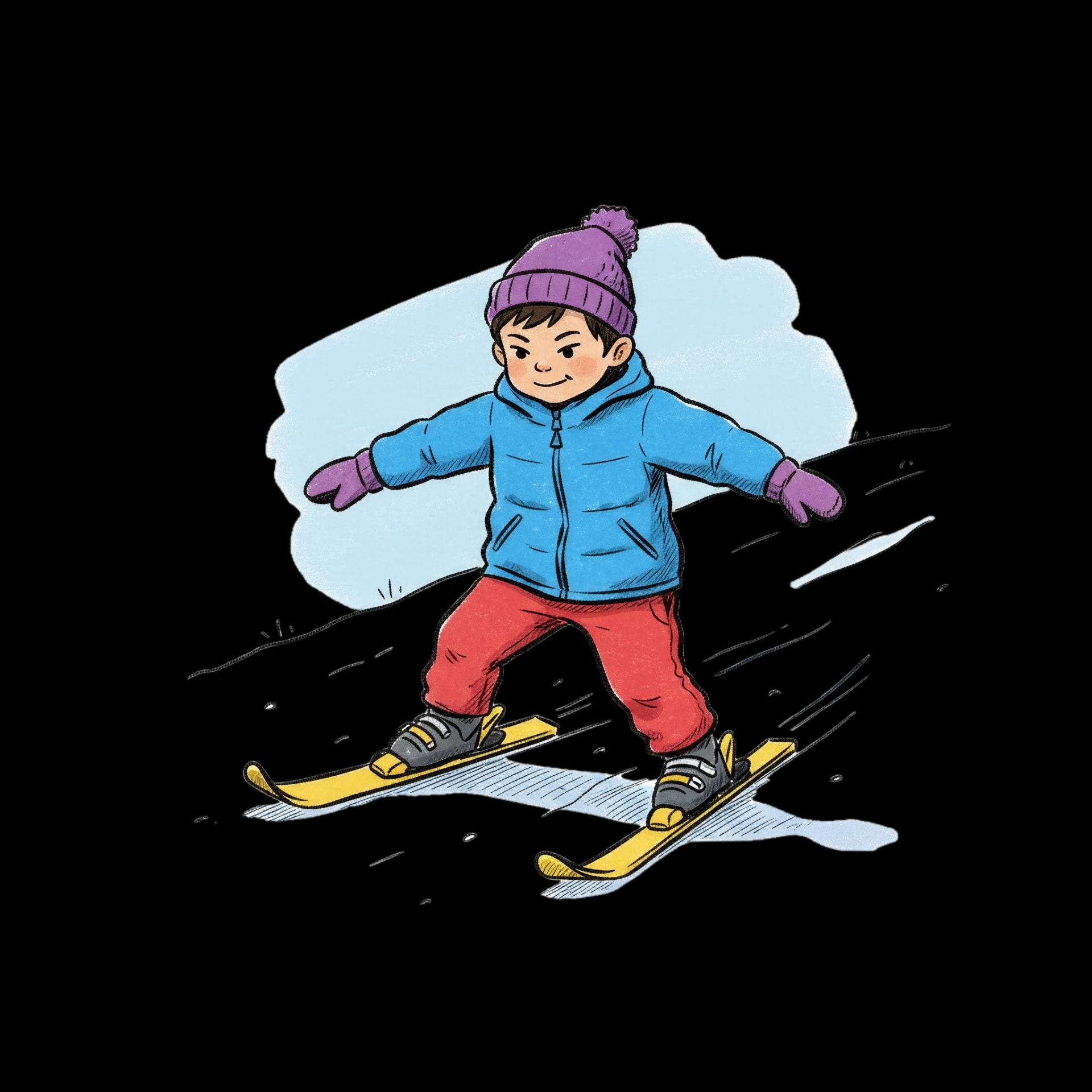 First Ski Lesson