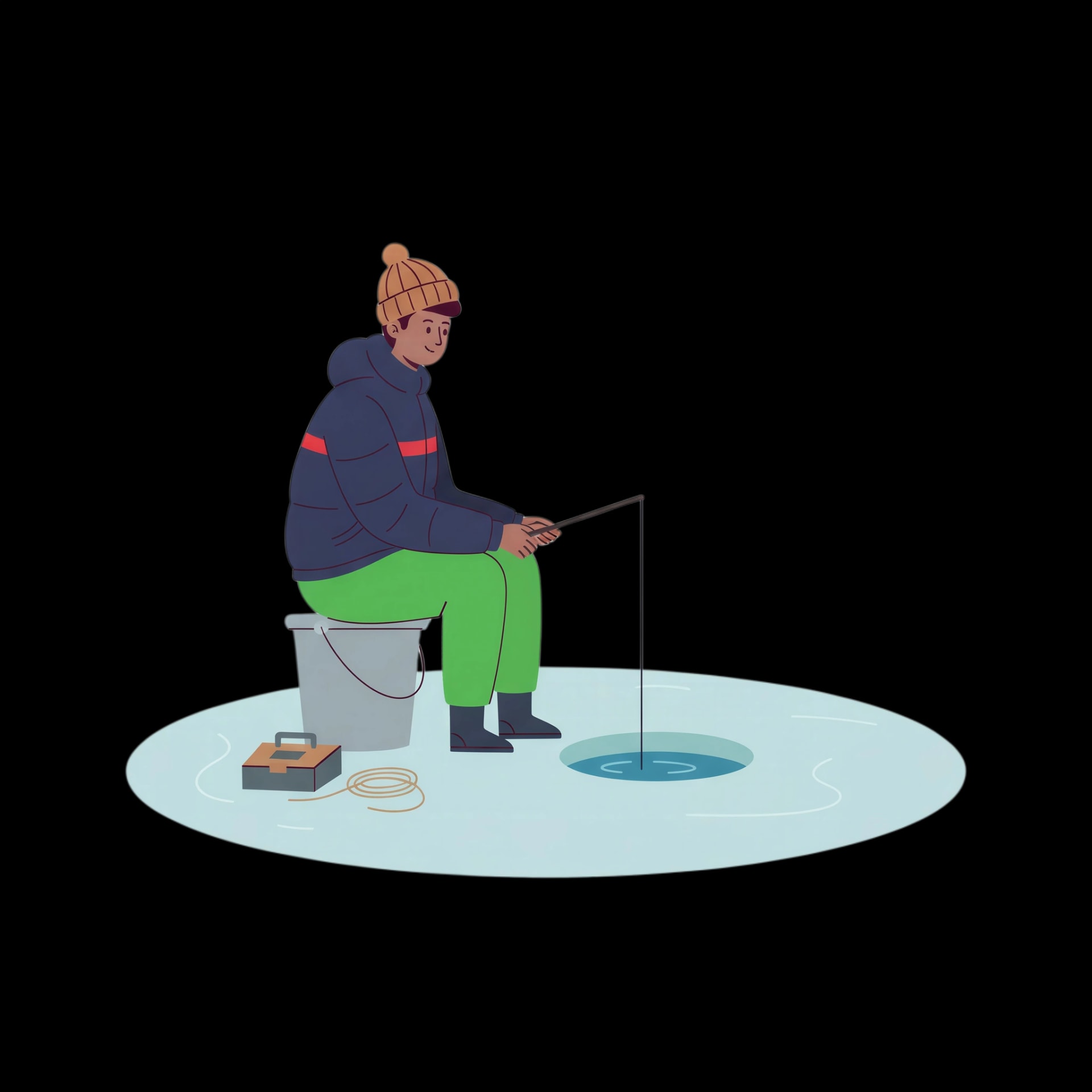 Ice Fisherman