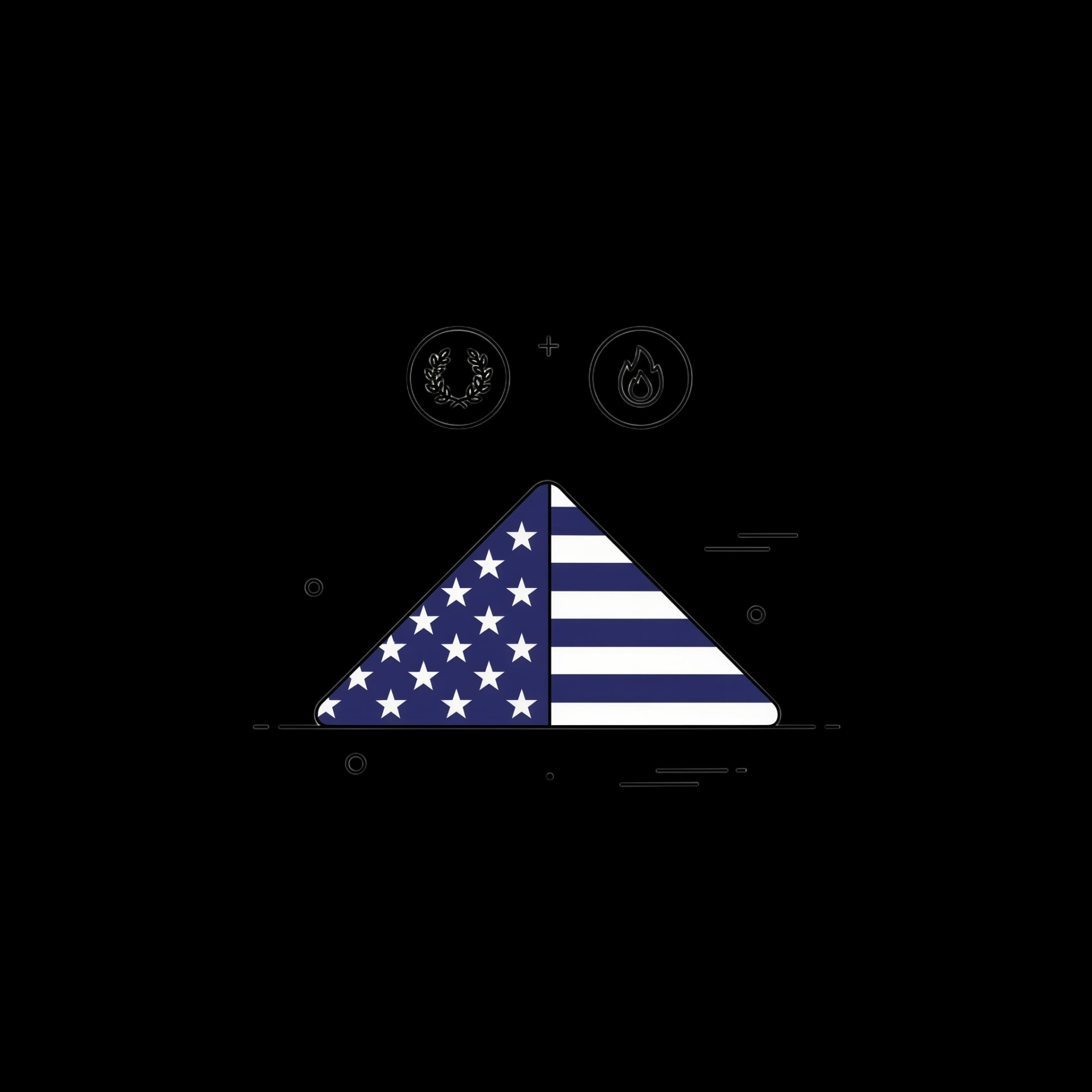 Folded Flag