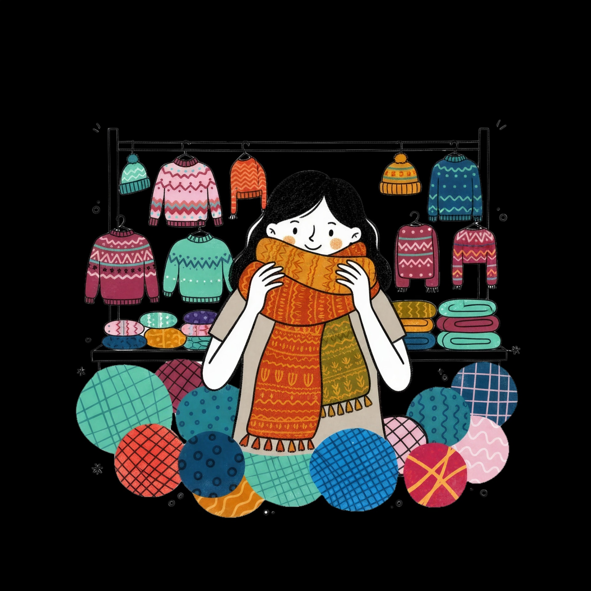 Warm Scarf Shopper