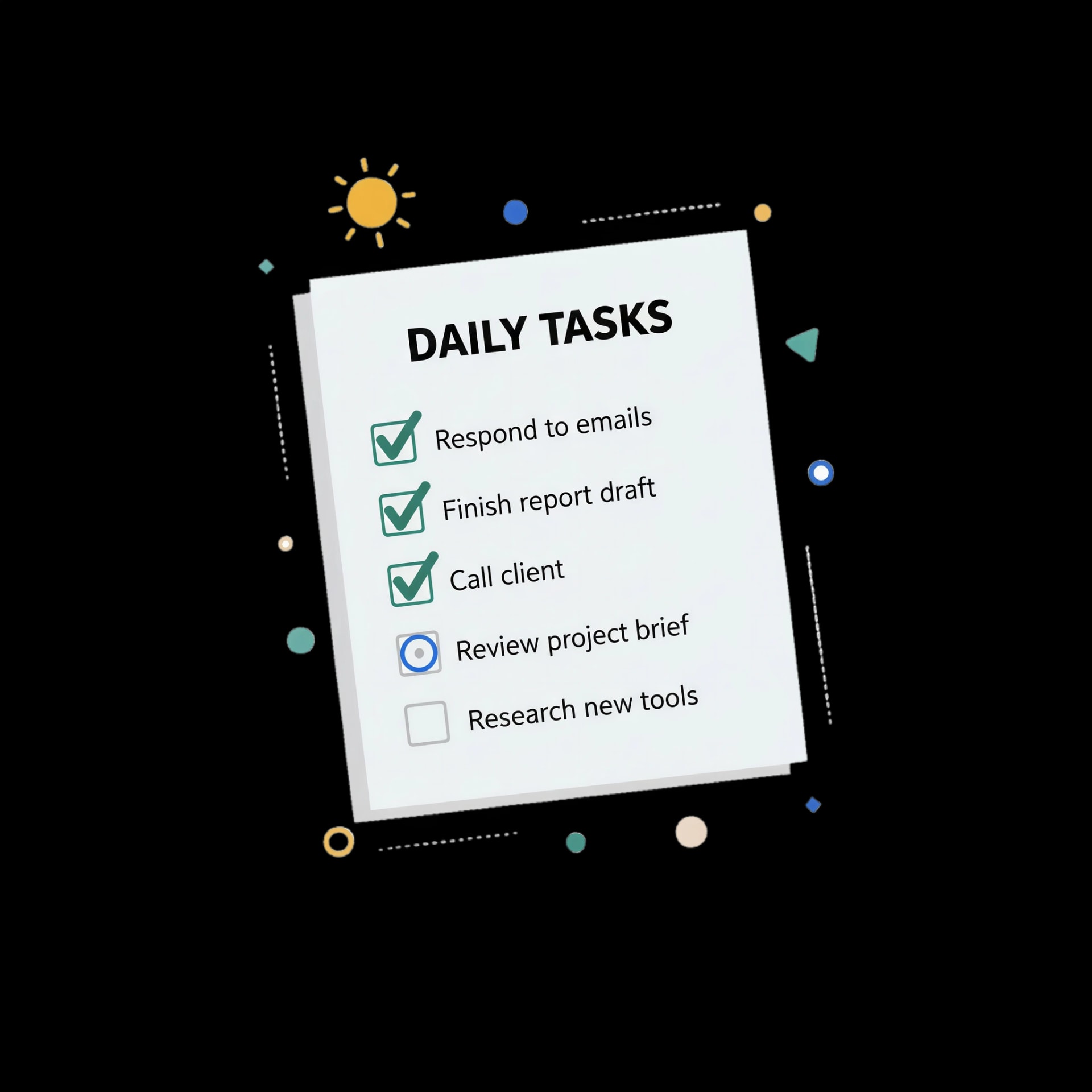 Completed Checklist