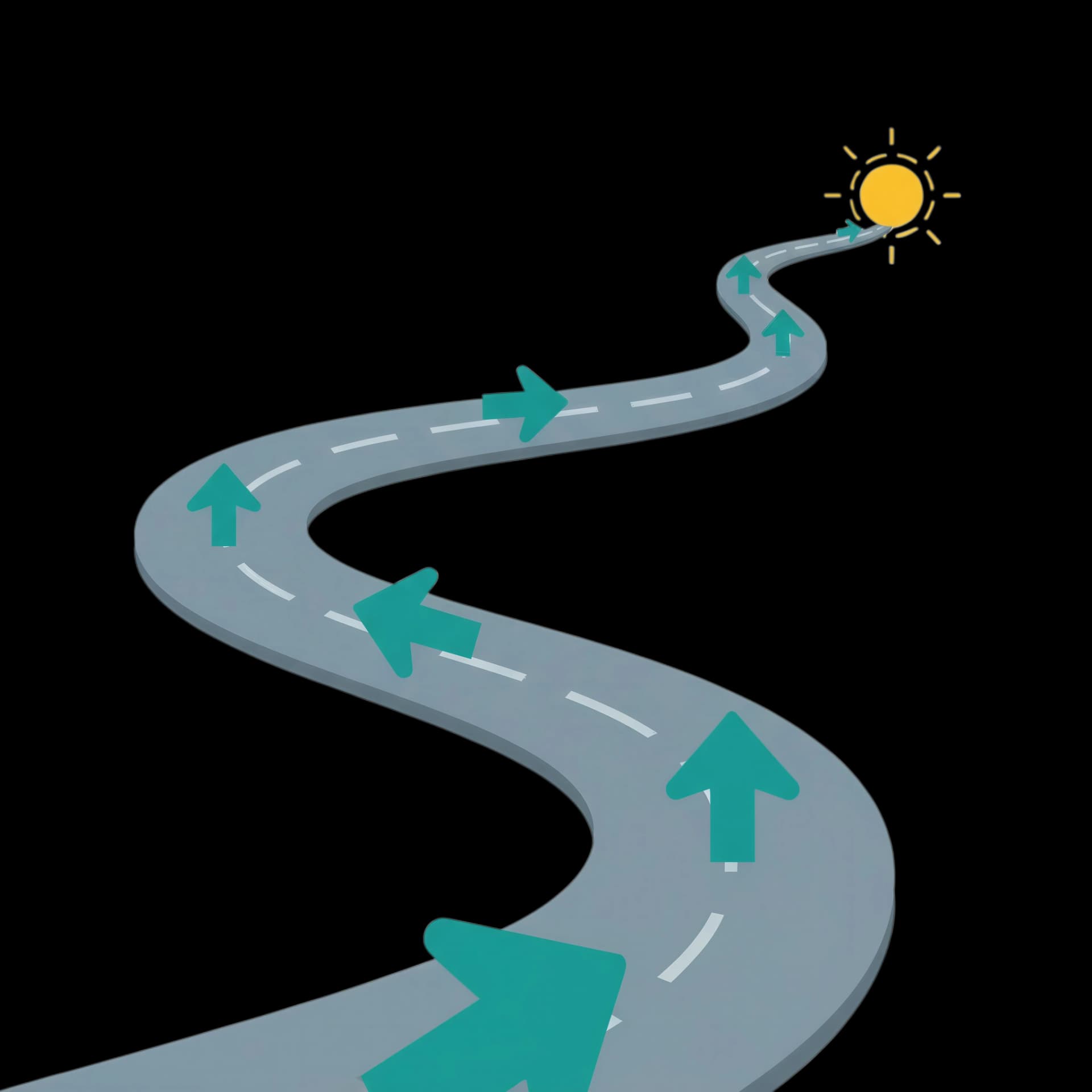 Goal Journey Road