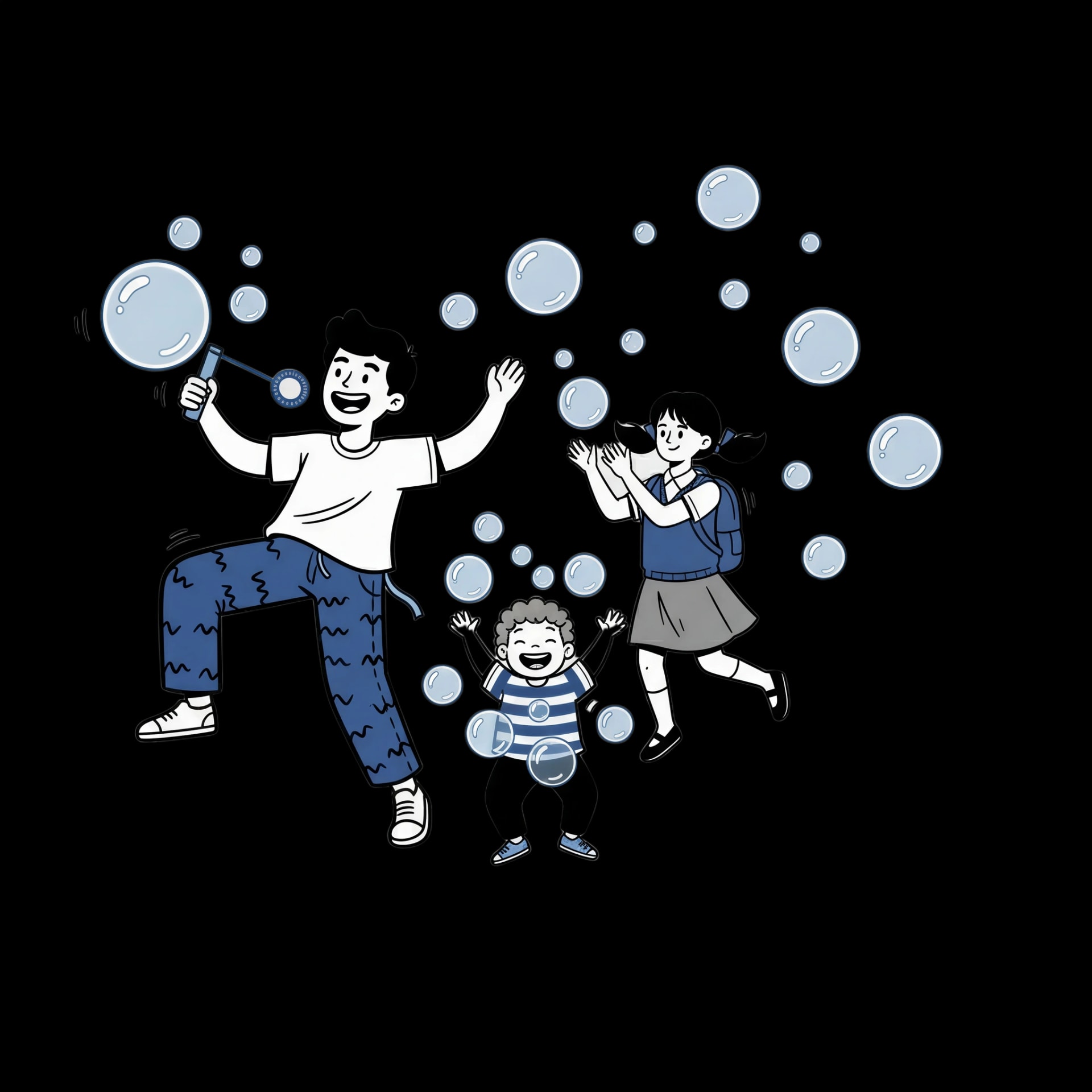 Joyful Bubble Play