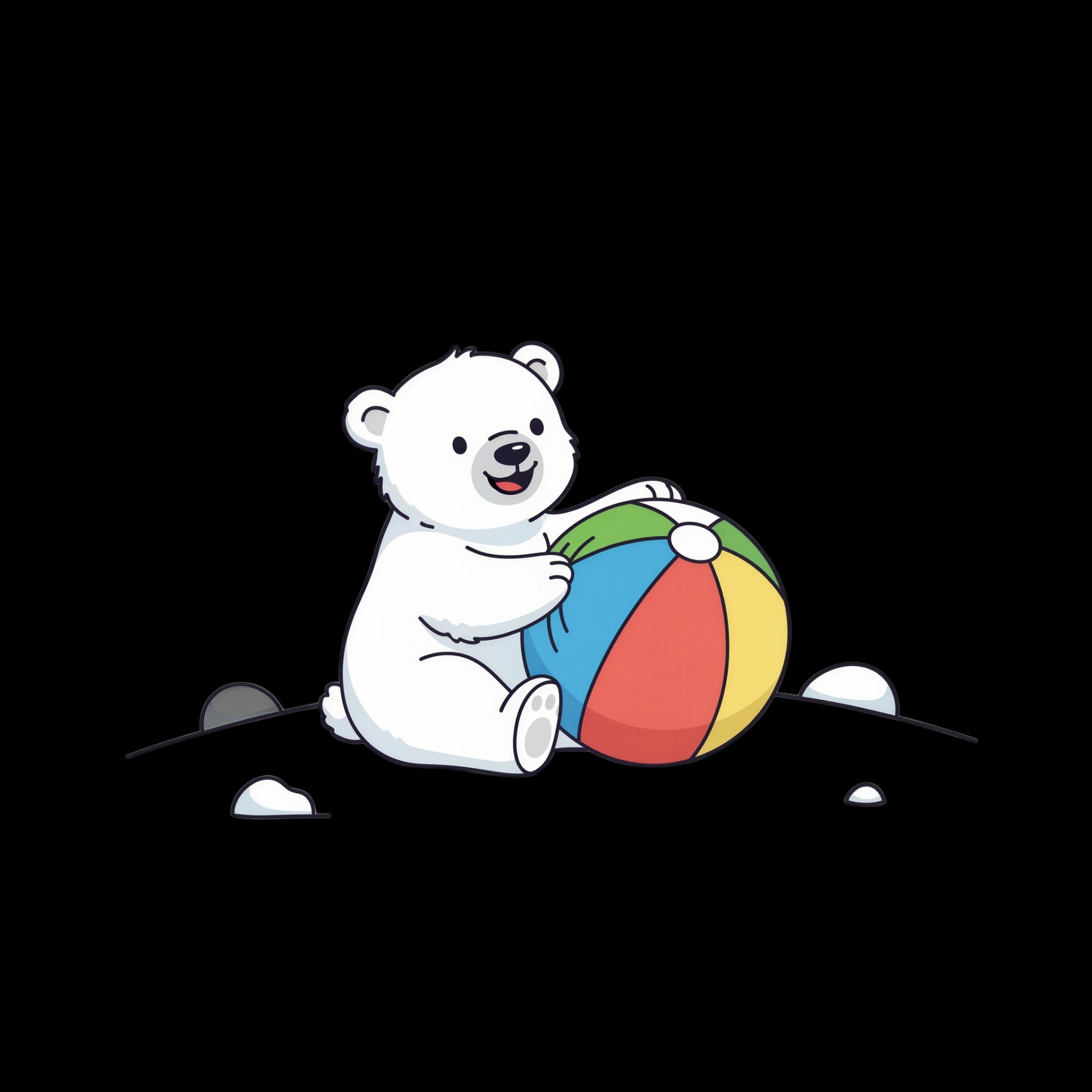 Polar Bear Snow Play