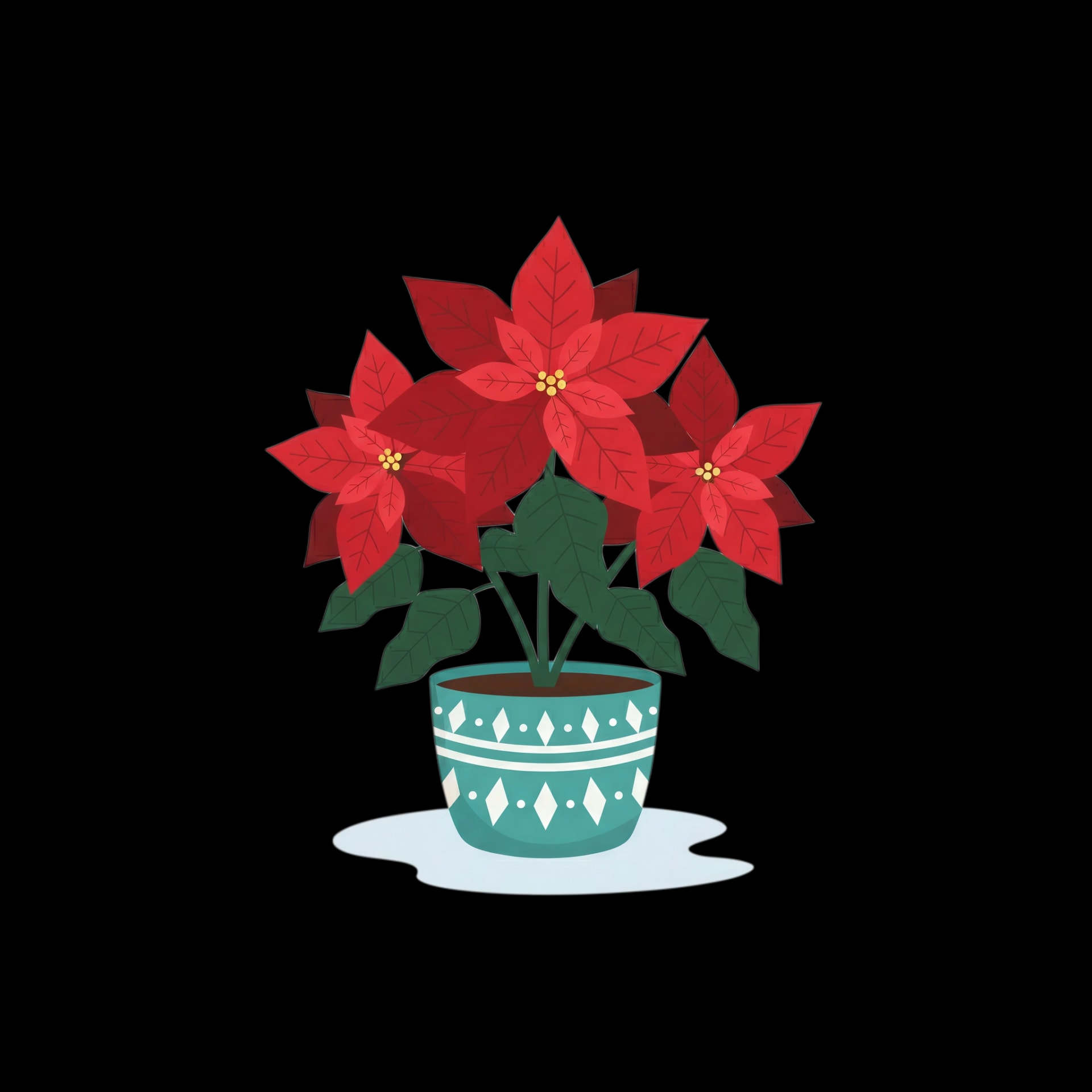 Vibrant Poinsettia