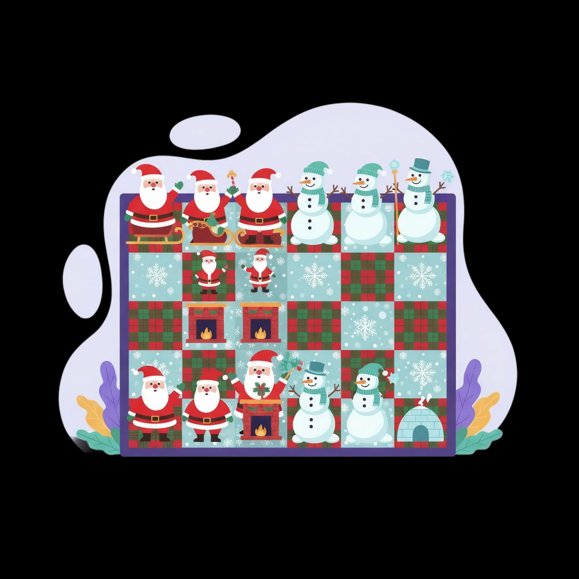 Festive Chess Set