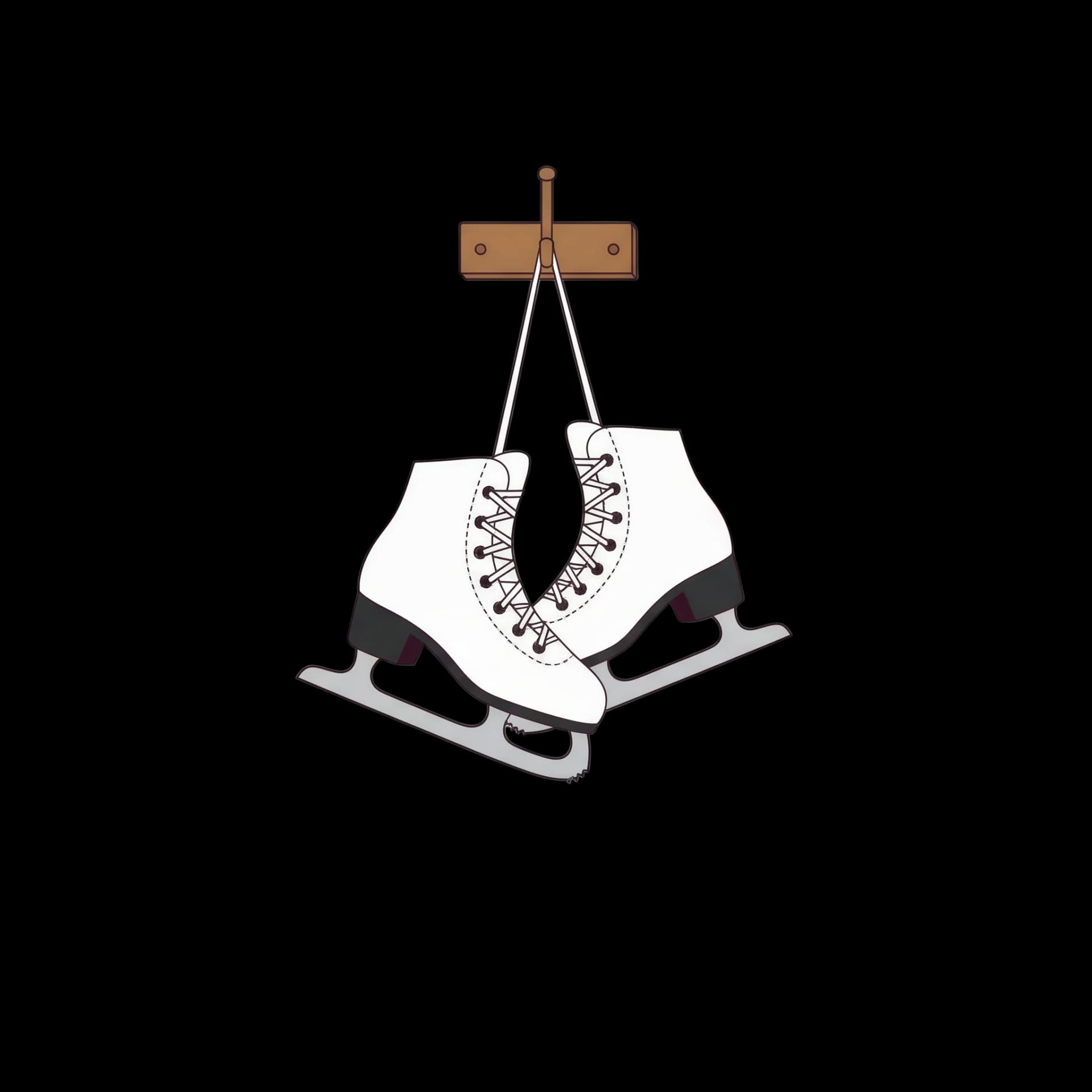 Hanging Ice Skates
