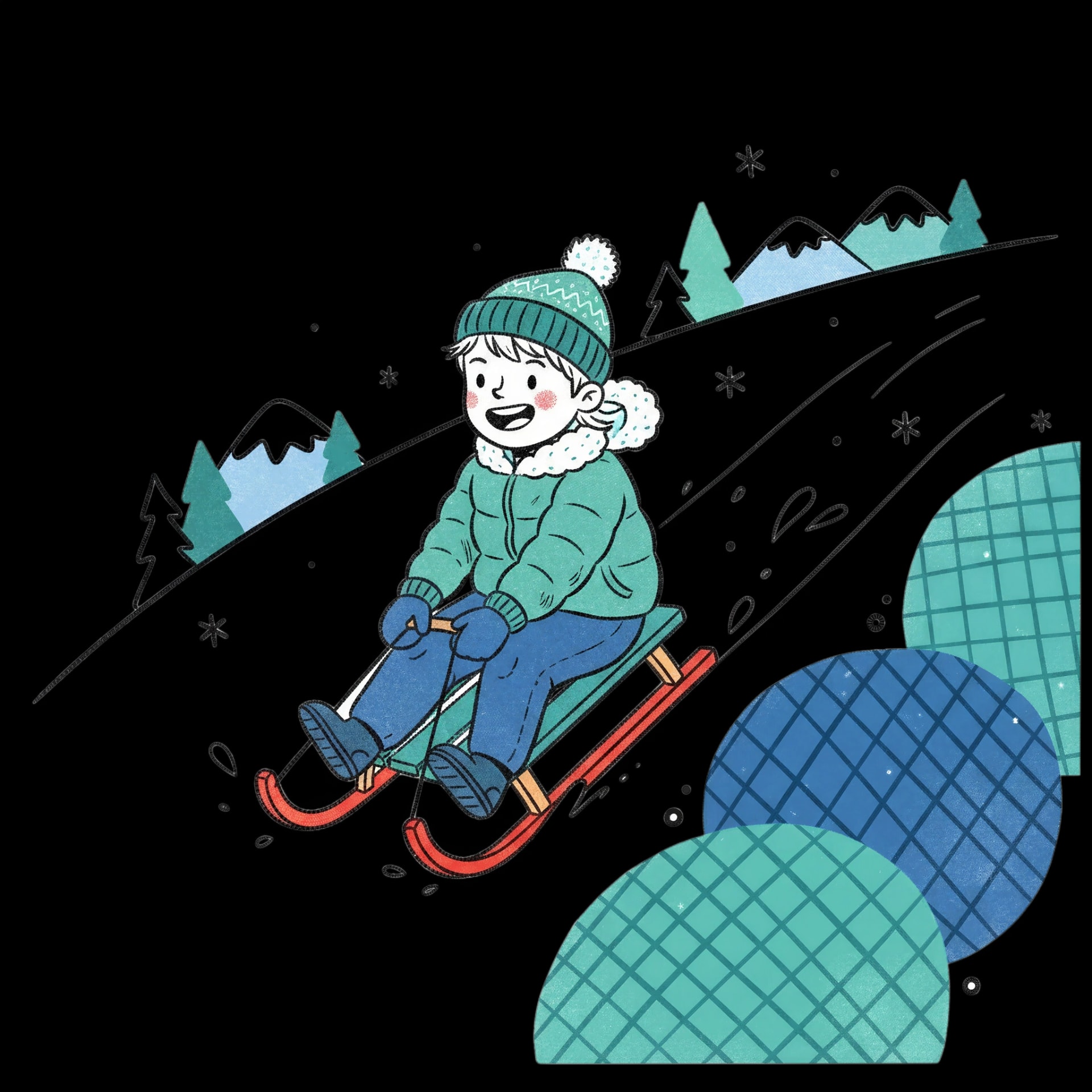 Sledding Fun