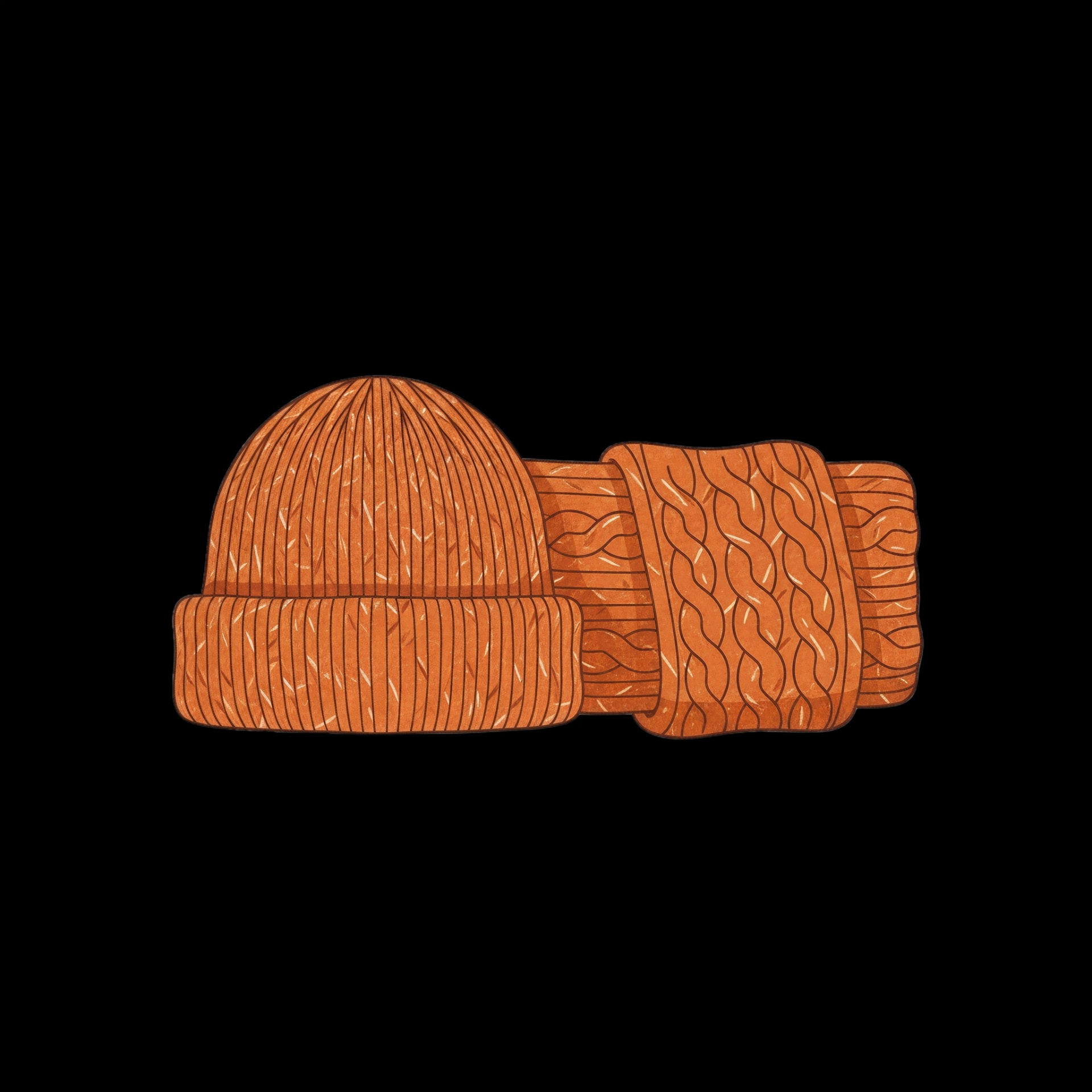 Winter Hat and Scarf