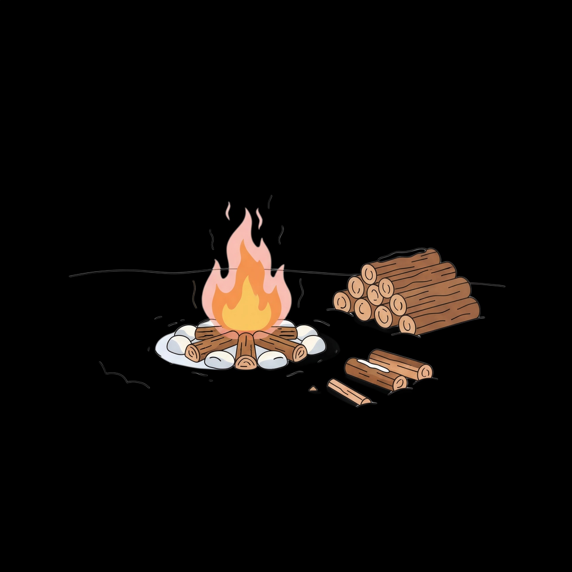 Winter Campfire