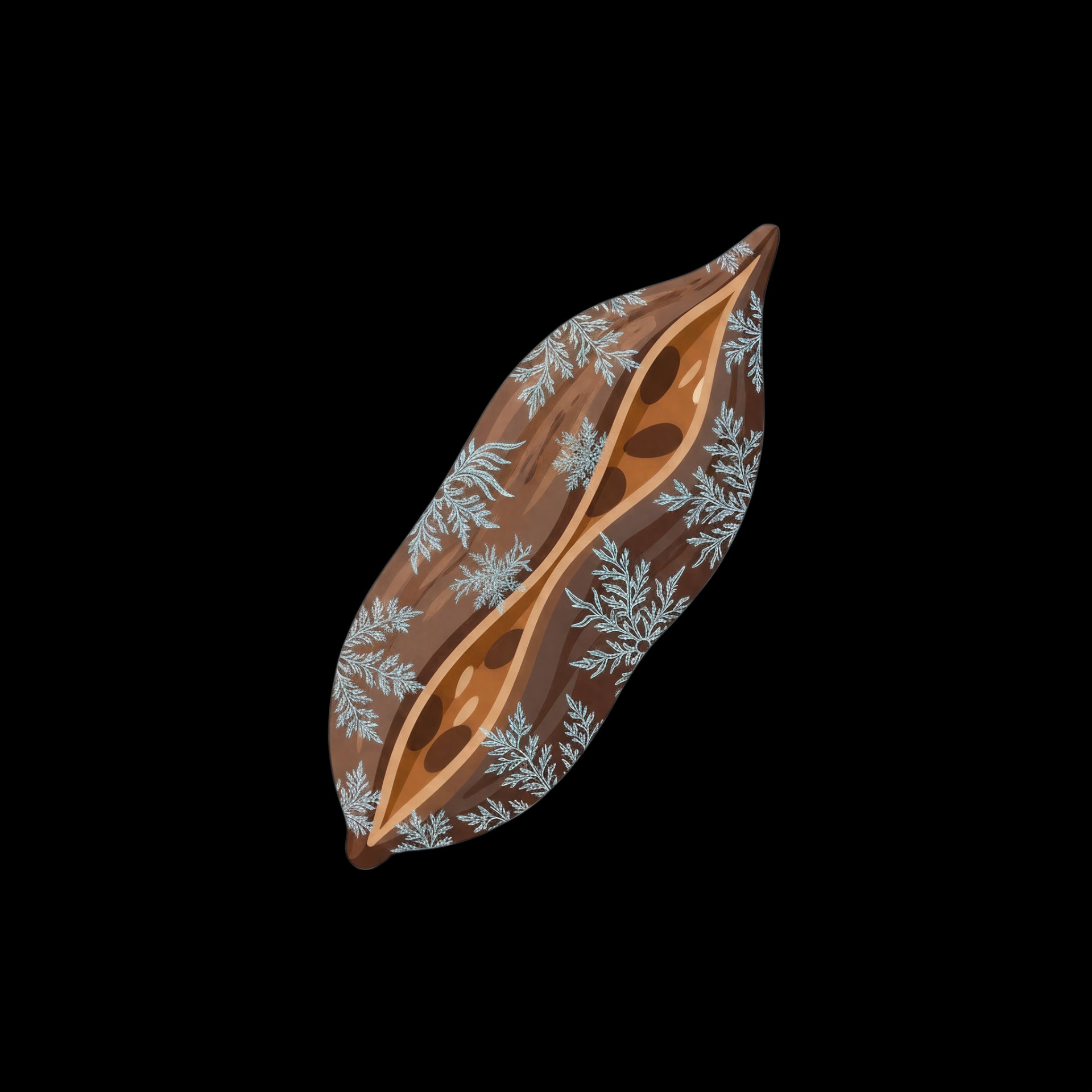 Frosted Seed Pod