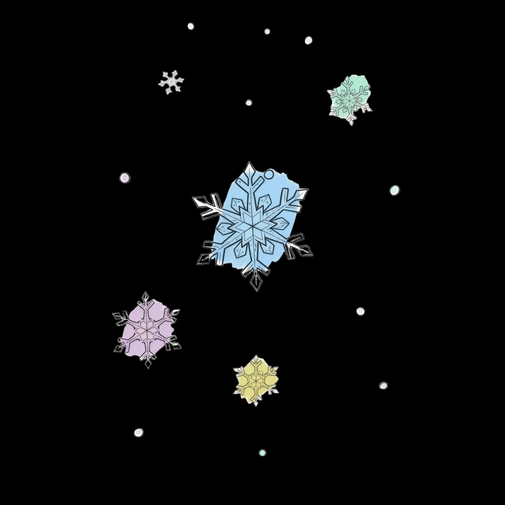 Falling Snowflakes