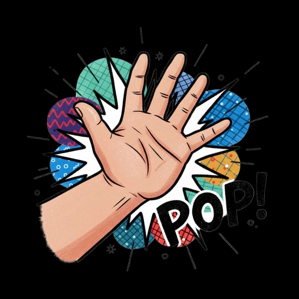 Determined Hand Pop
