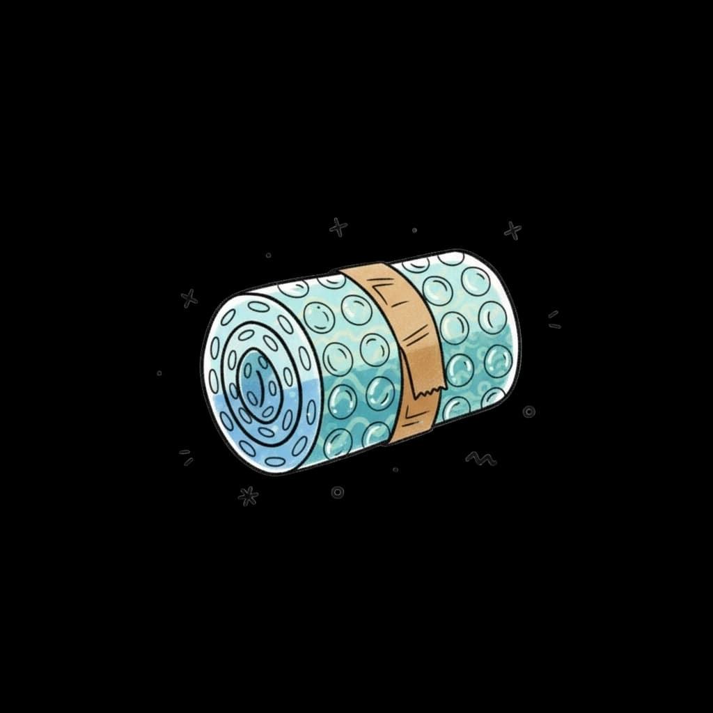 Rolled Bubble Wrap