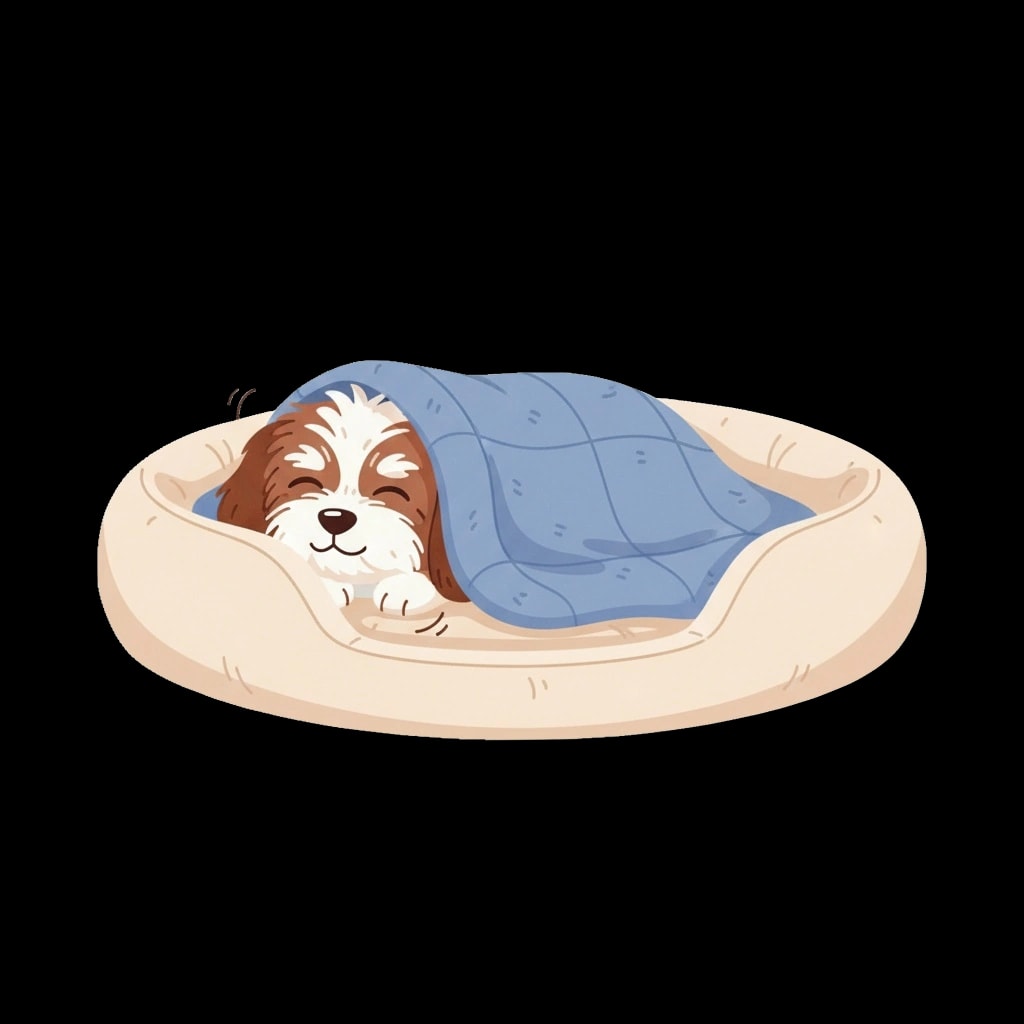 Snuggled Canine
