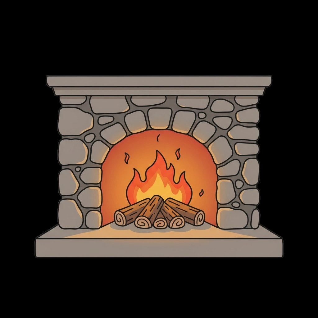 Crackling Fireplace
