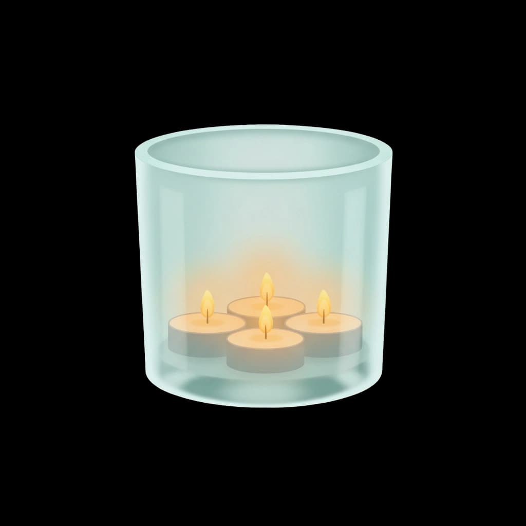 Frosted Tea Lights