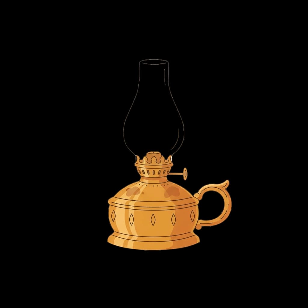 Antique Oil Lamp