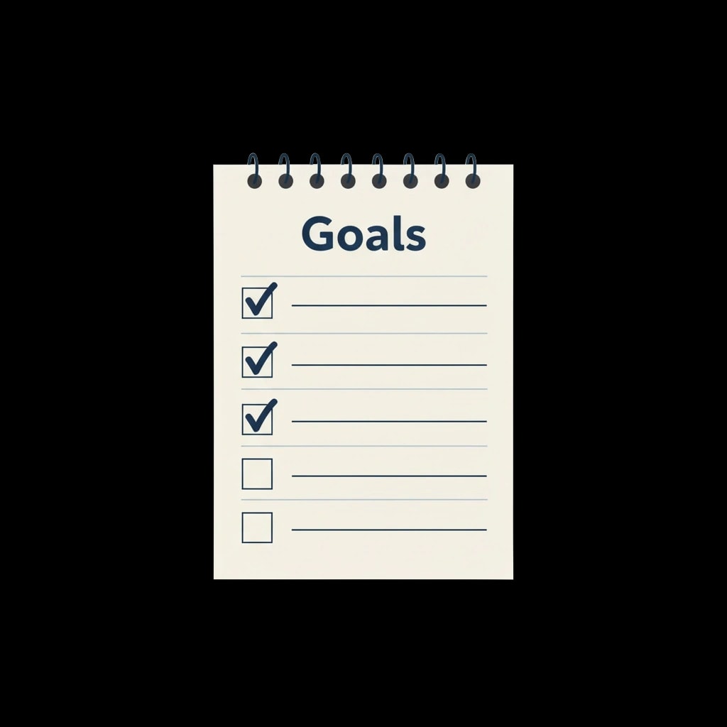 Goal Setting Notepad