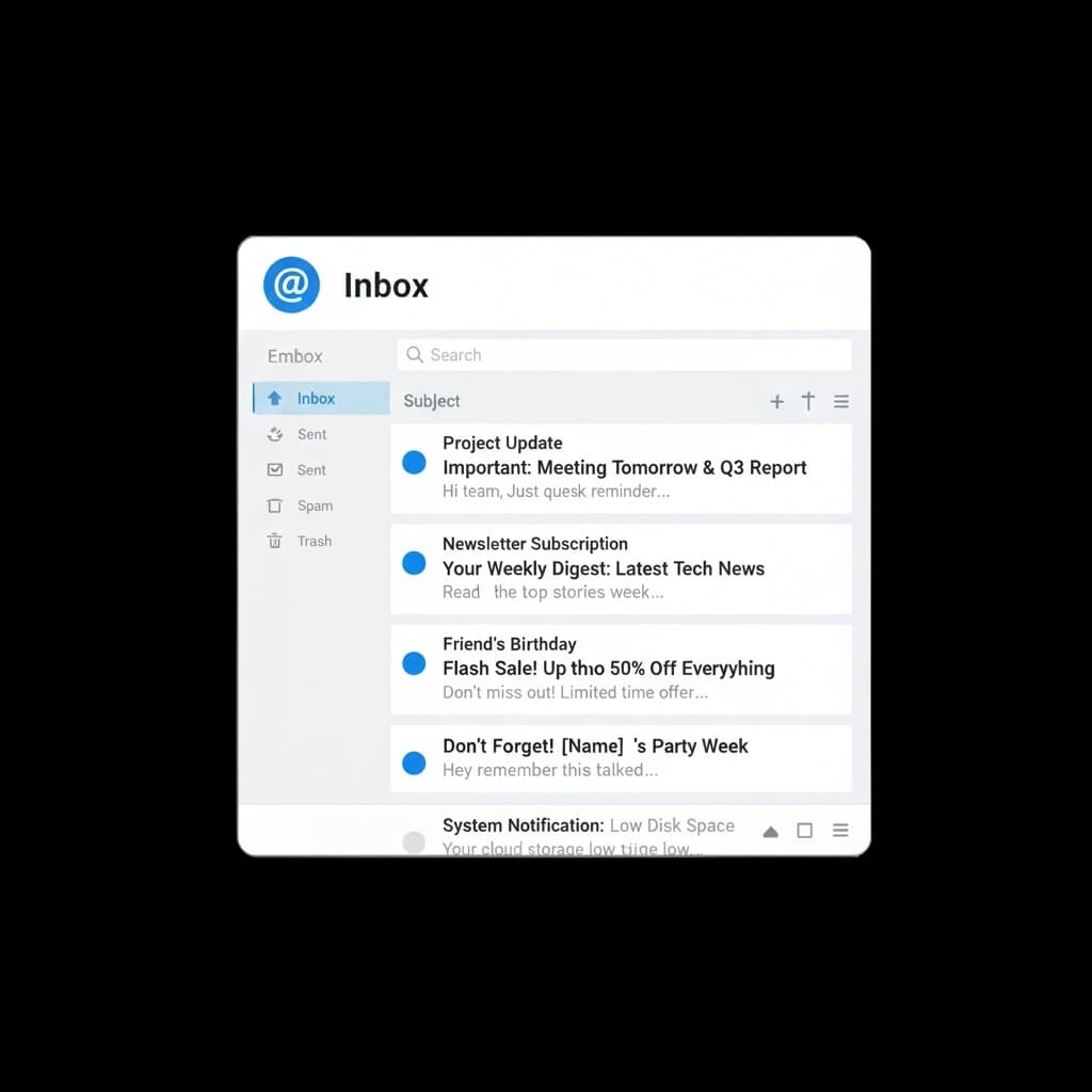 New Email Inbox