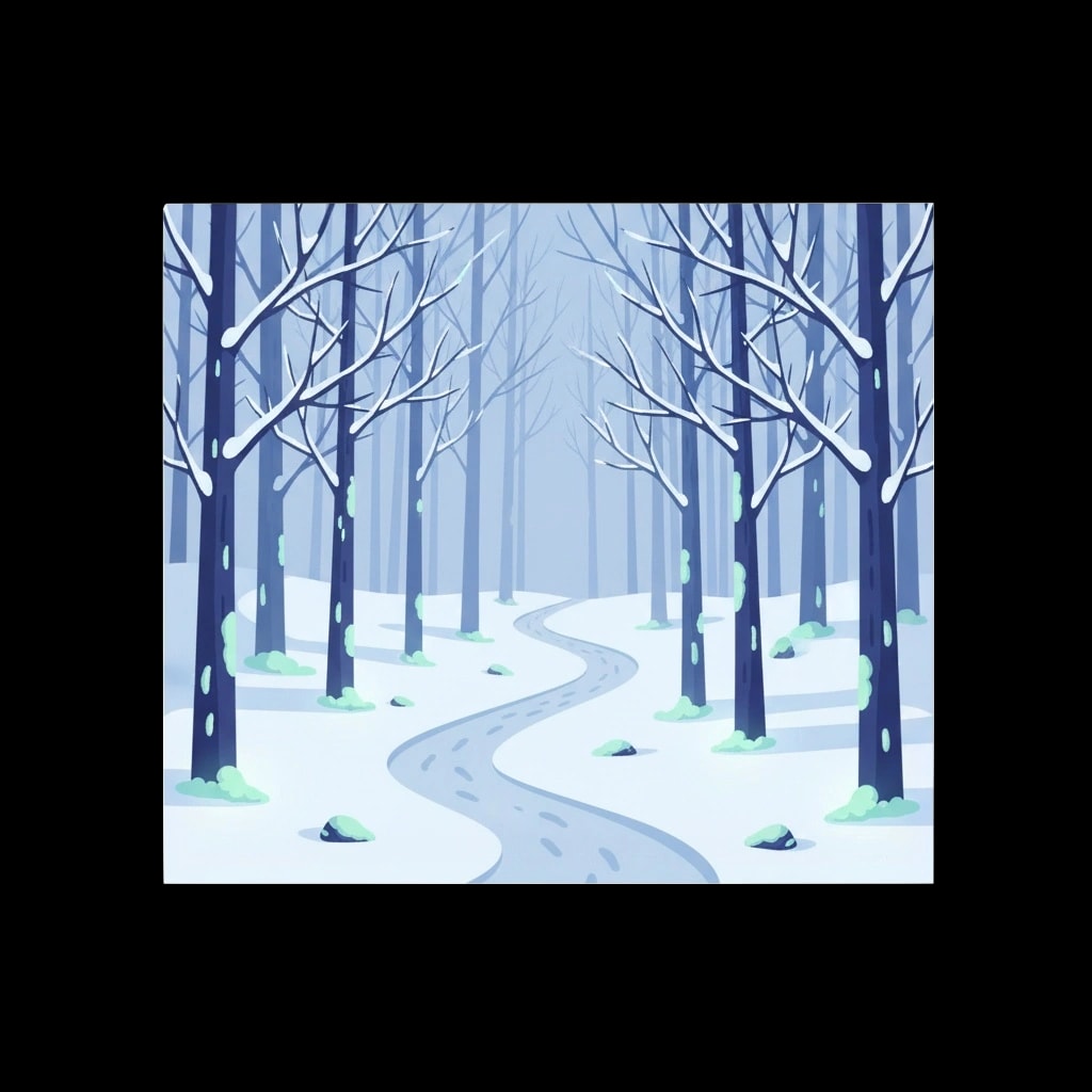 Winding Forest Path