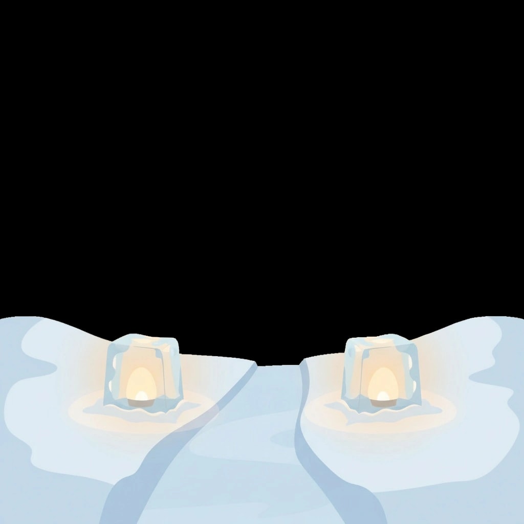 Winter Ice Lanterns