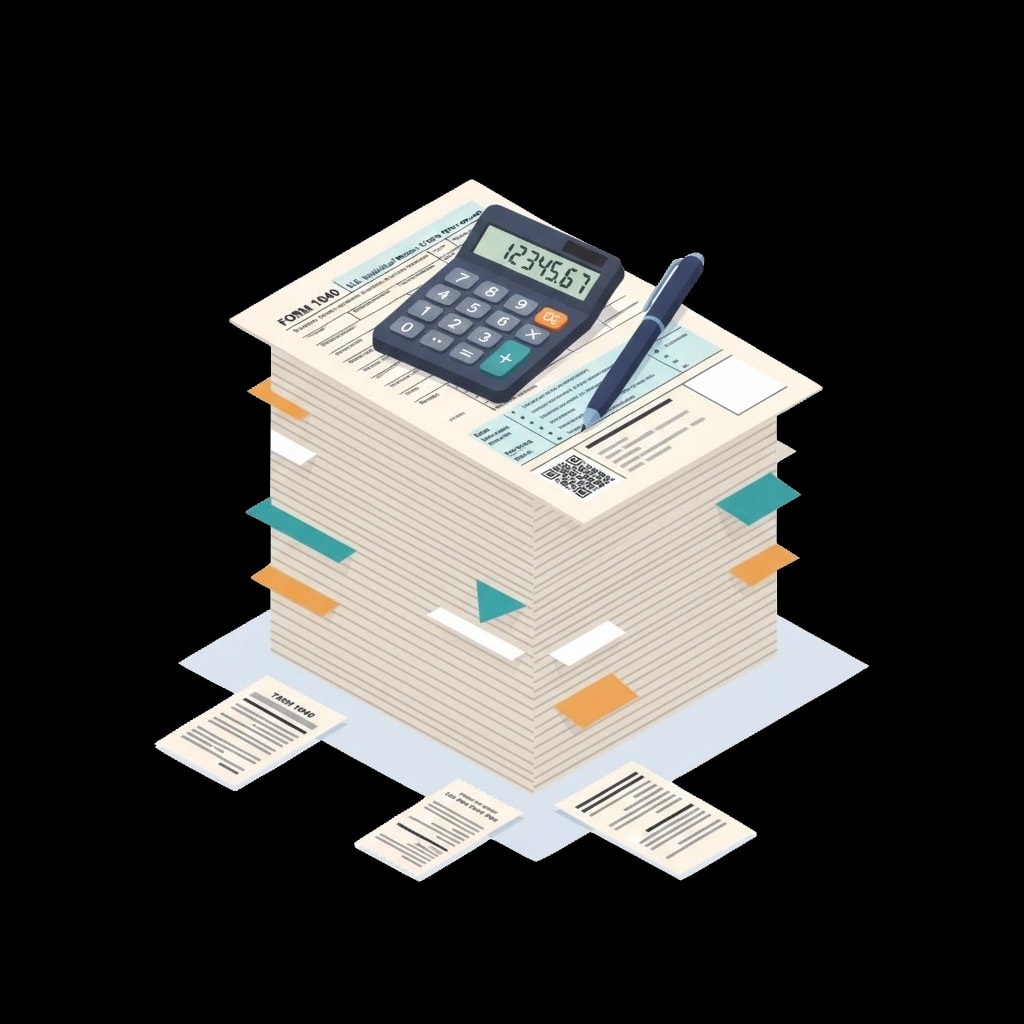 Tax Documents Stack