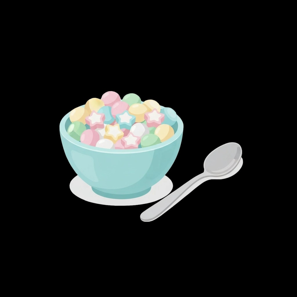 Colorful Marshmallow Bowl
